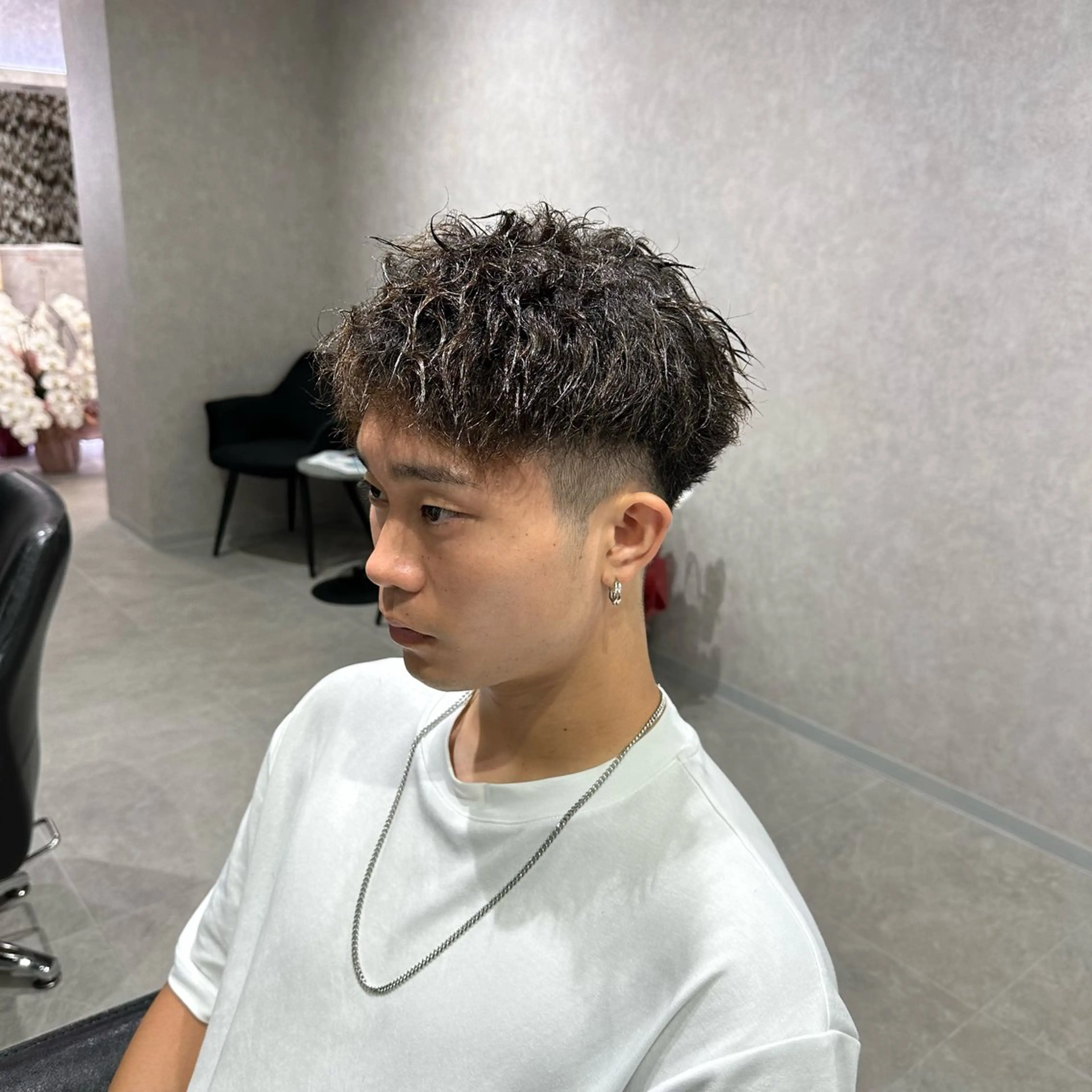 ショート パーマ メンズ エースヘアー所属・エースヘアー KENTAのヘアスタイル