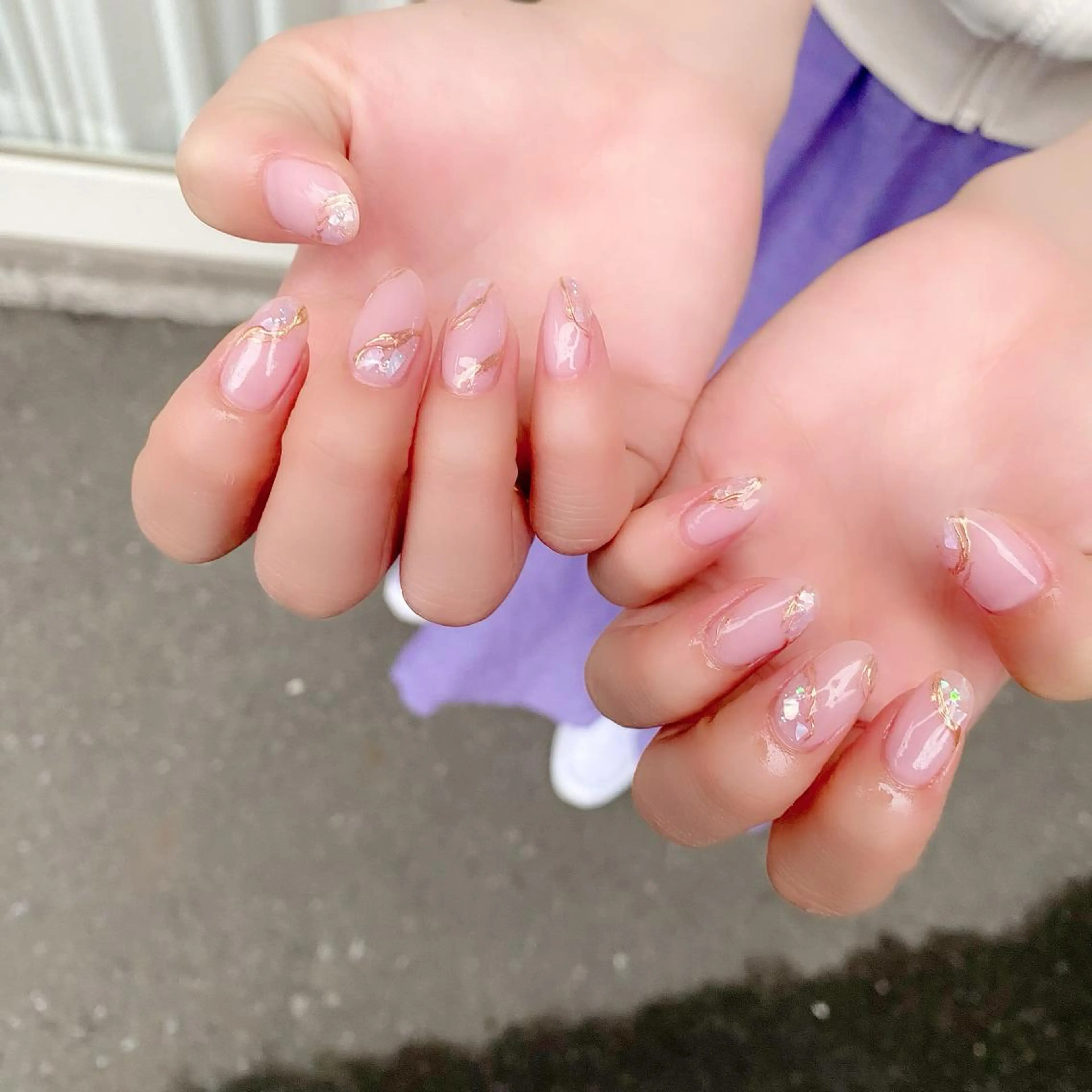 ネイル オフィスネイル 夏ネイル ハンドネイル Salon Ｋのネイルデザイン