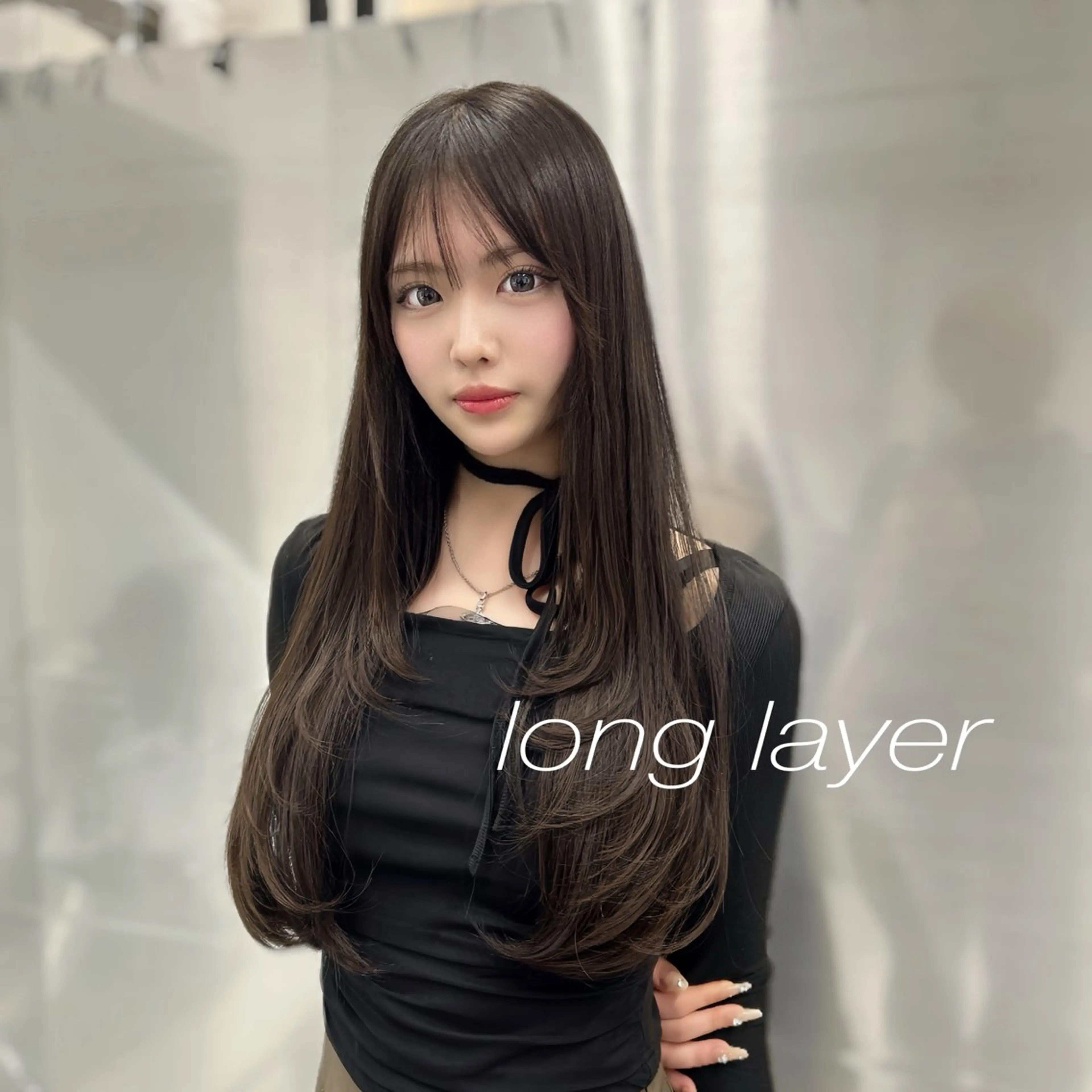 セミロング カット ヘアカラー トリートメント LOMKH所属・レイヤーカット /縮毛矯正/タツヤのヘアスタイル