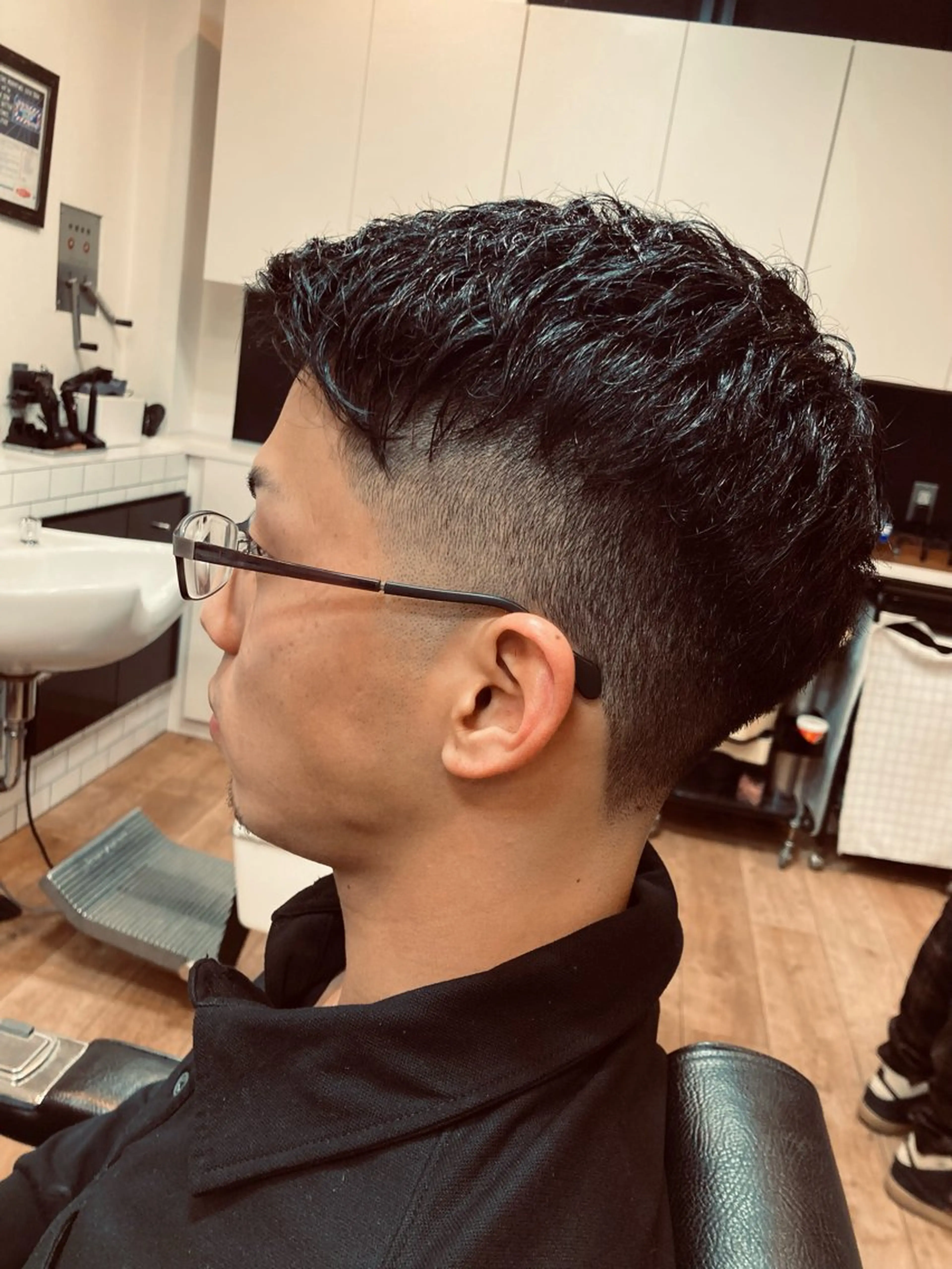 ショート メンズパーマ メンズカットYUKIのヘアスタイル