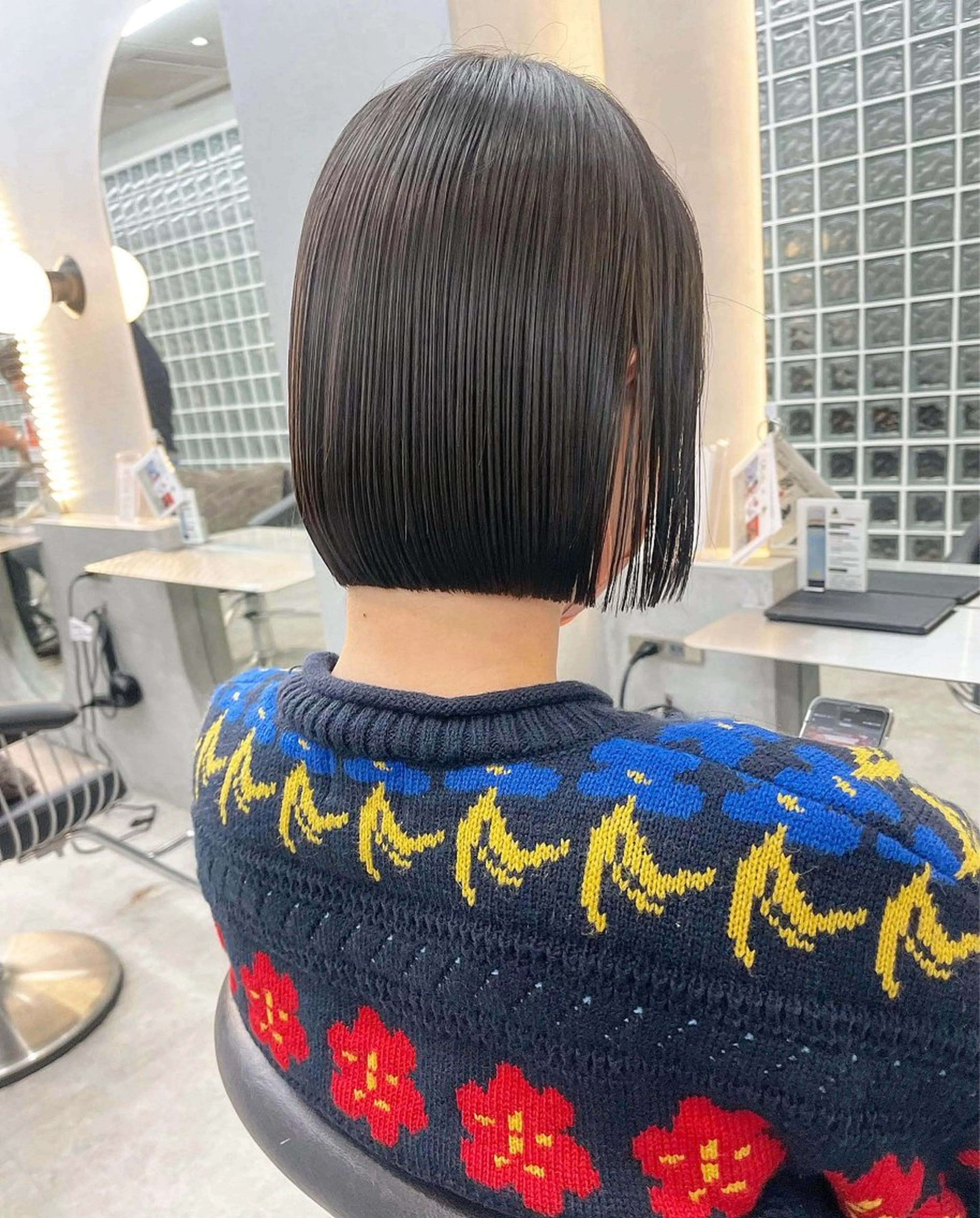 ショート Misaki /ボブ/縮毛矯正のヘアスタイル