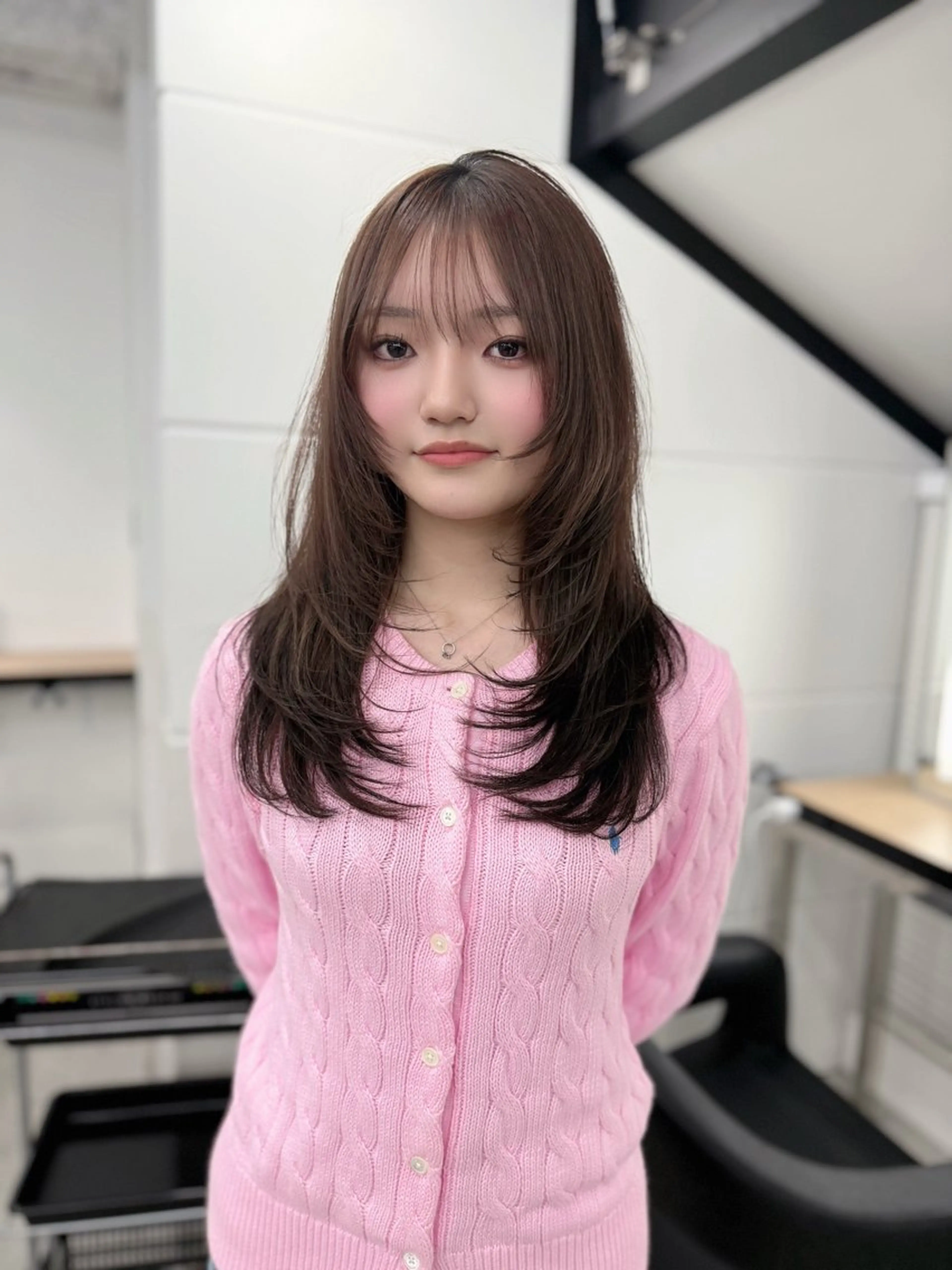 ロング レイヤーカット ロング カット Sea Shinjuku所属・ハッシュカット/ 韓国レイヤーTERUのヘアスタイル