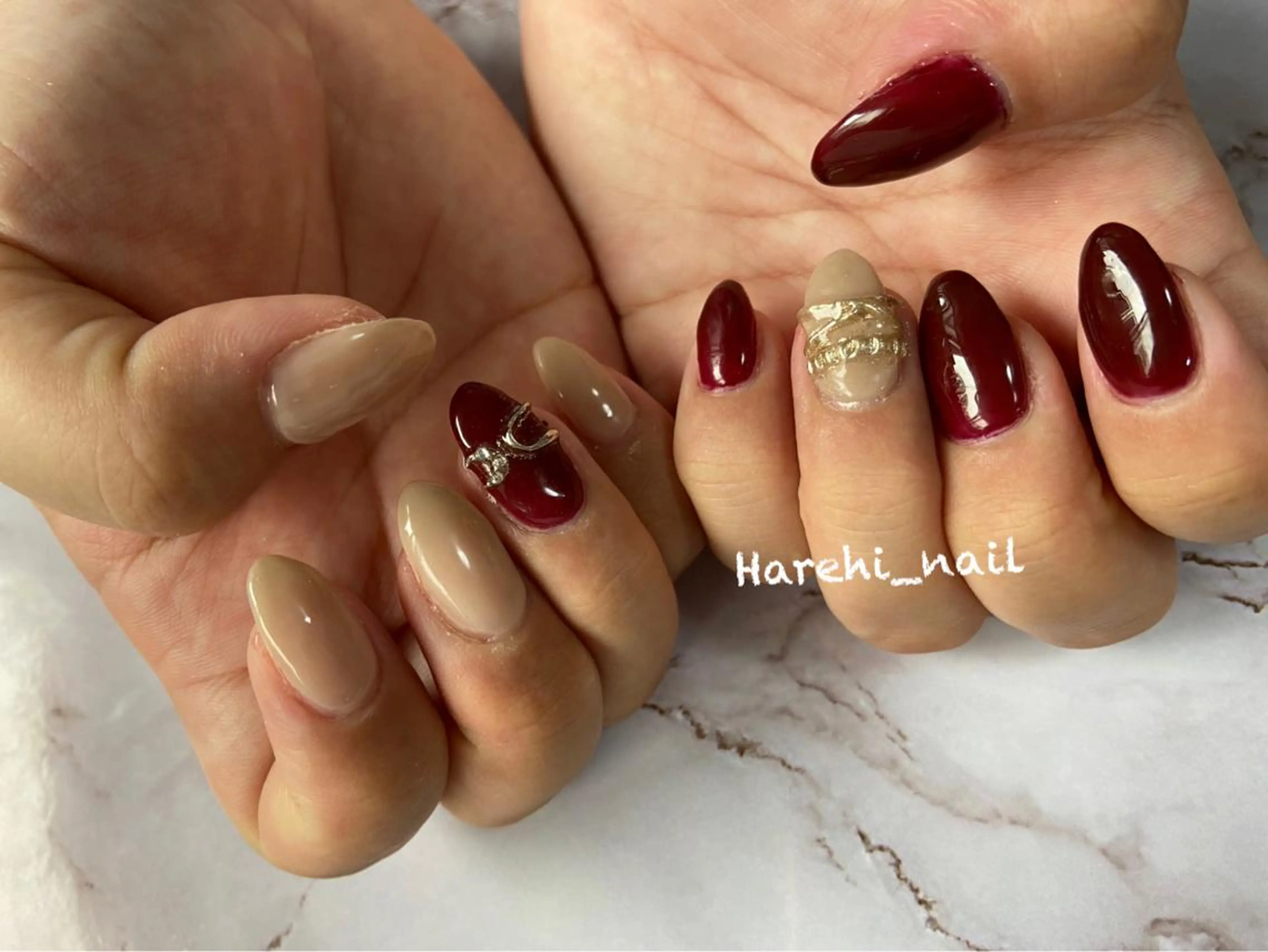 ネイル ハンドネイル Harehi_ nailのネイルデザイン