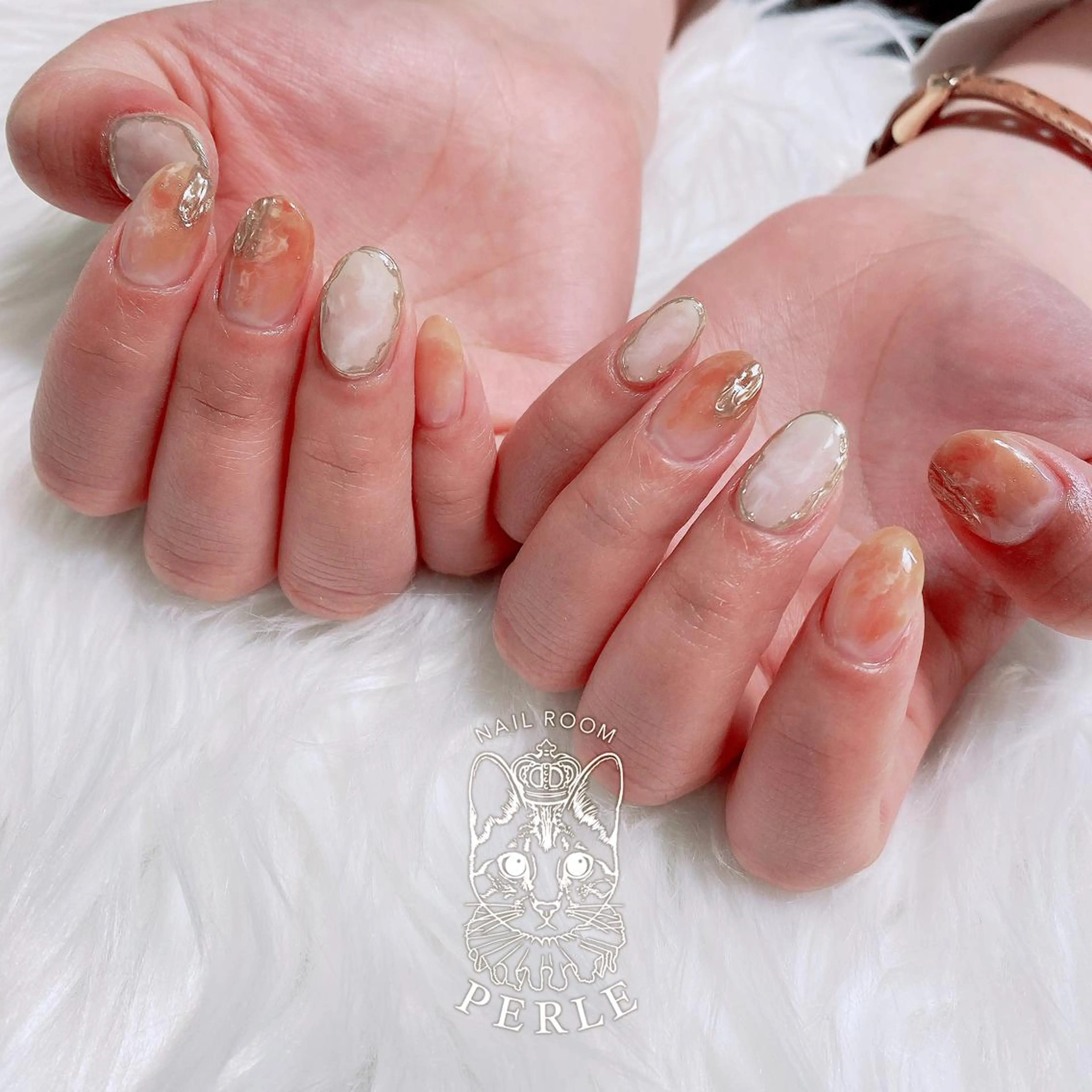 ネイル ハンドネイル nail room Perleのネイルデザイン