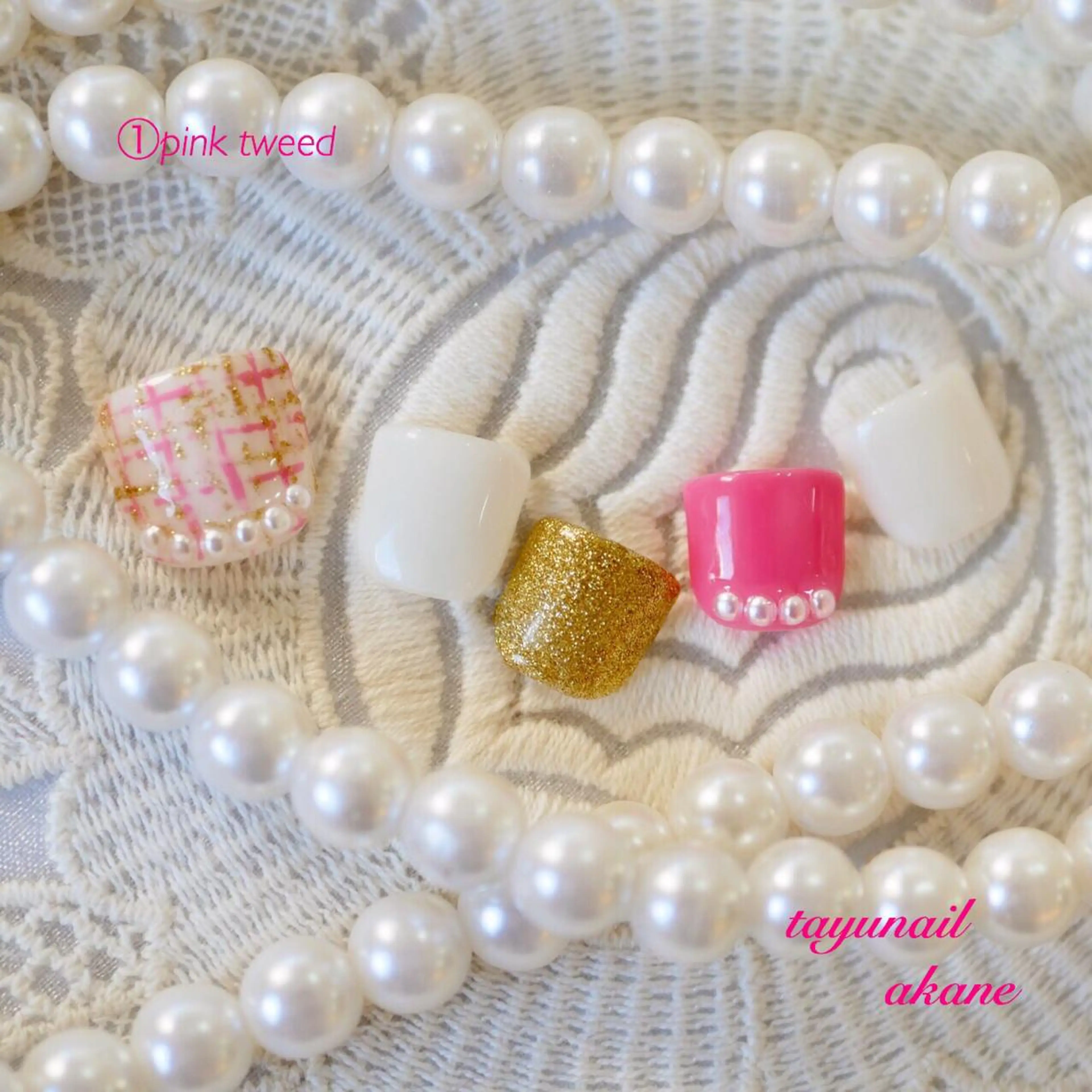 ネイル フットネイル ネイルサロン・ネイルスクール　たゆnail所属・ネイルサロン 【たゆnail】のネイルデザイン