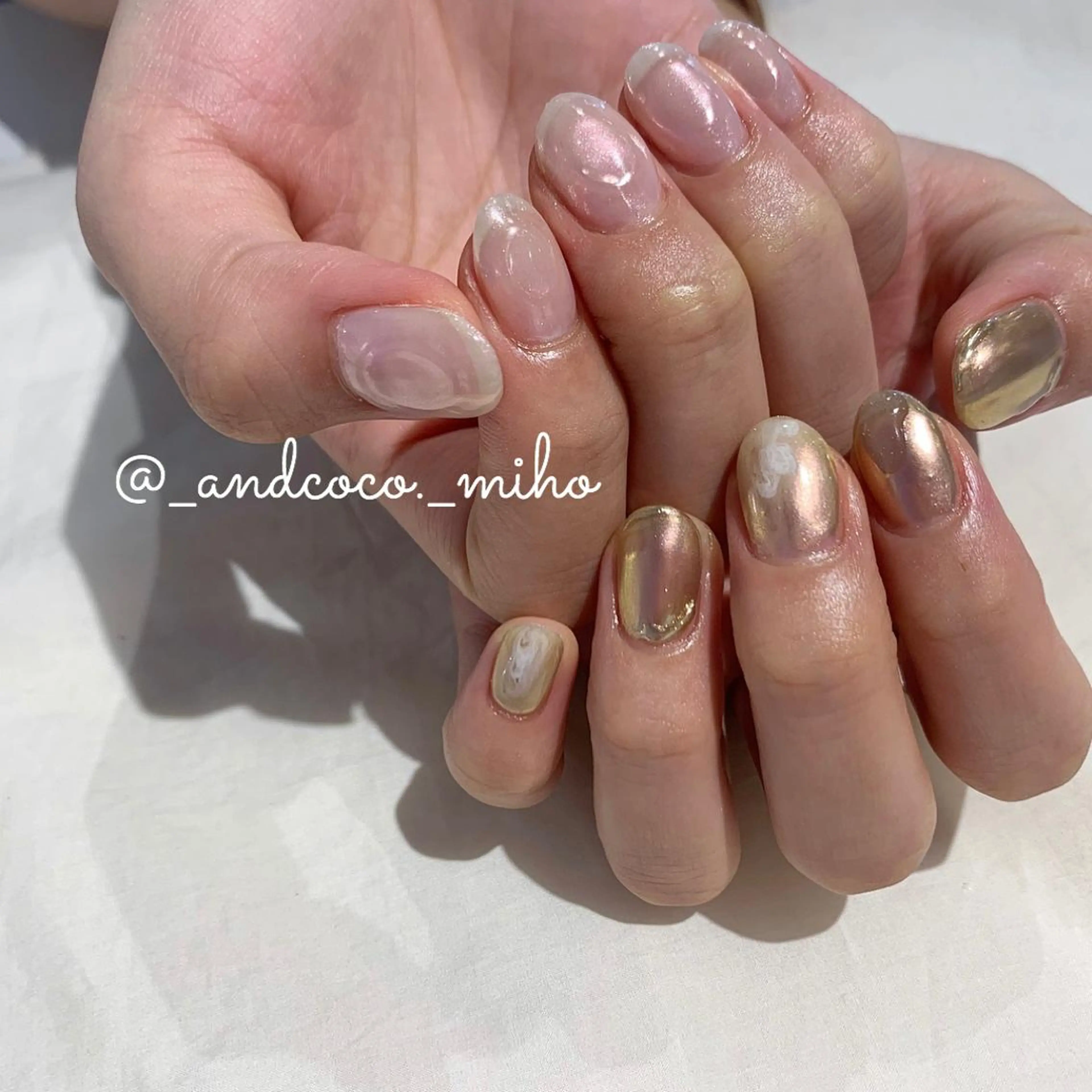 ネイル ハンドネイル I'm Me.所属・Nailist〻 mihoのネイルデザイン