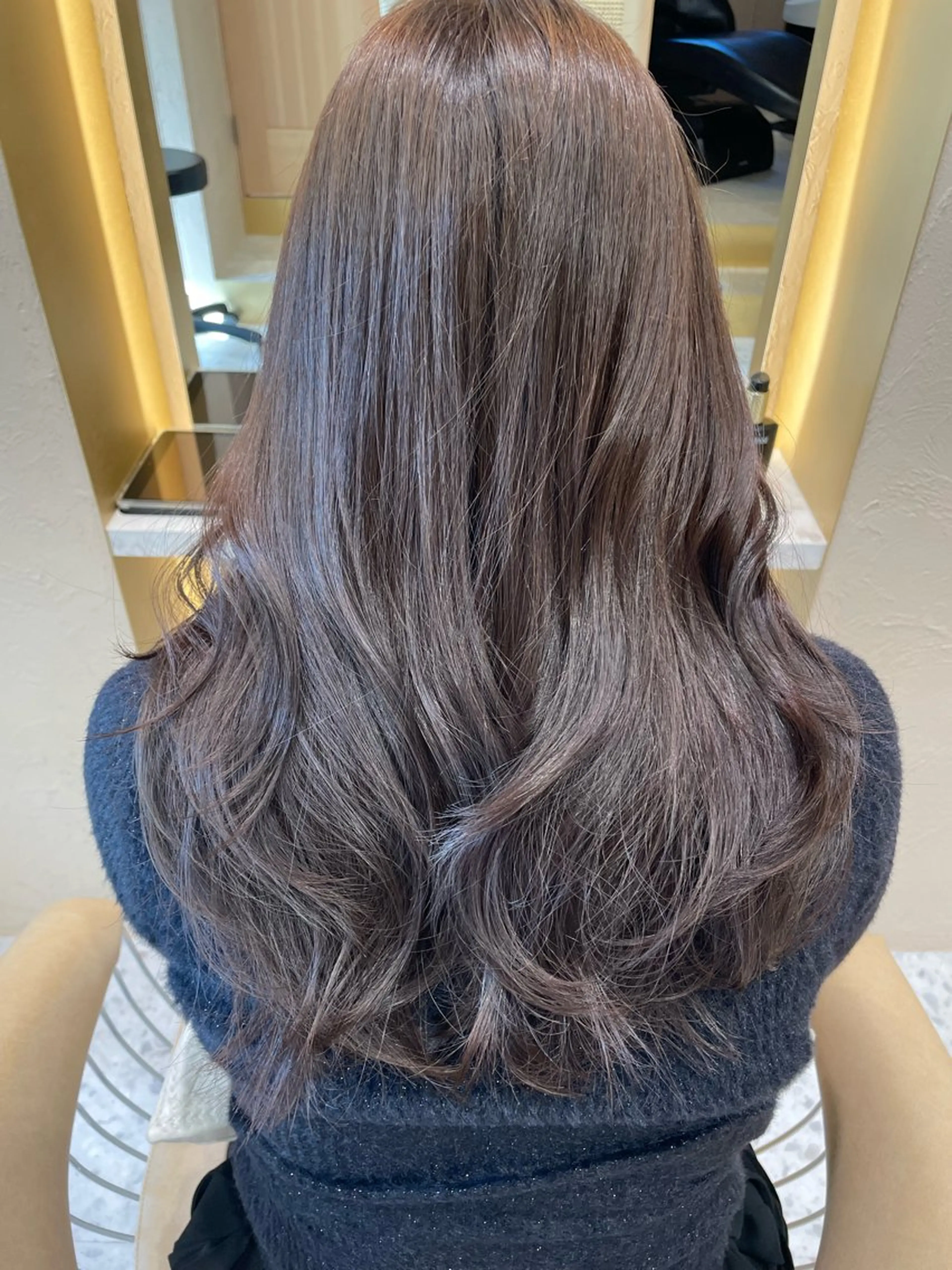 ロング カラー カット ヘアカラー トリートメント 韓国ヘア/髪質改善 /Harunaのヘアスタイル