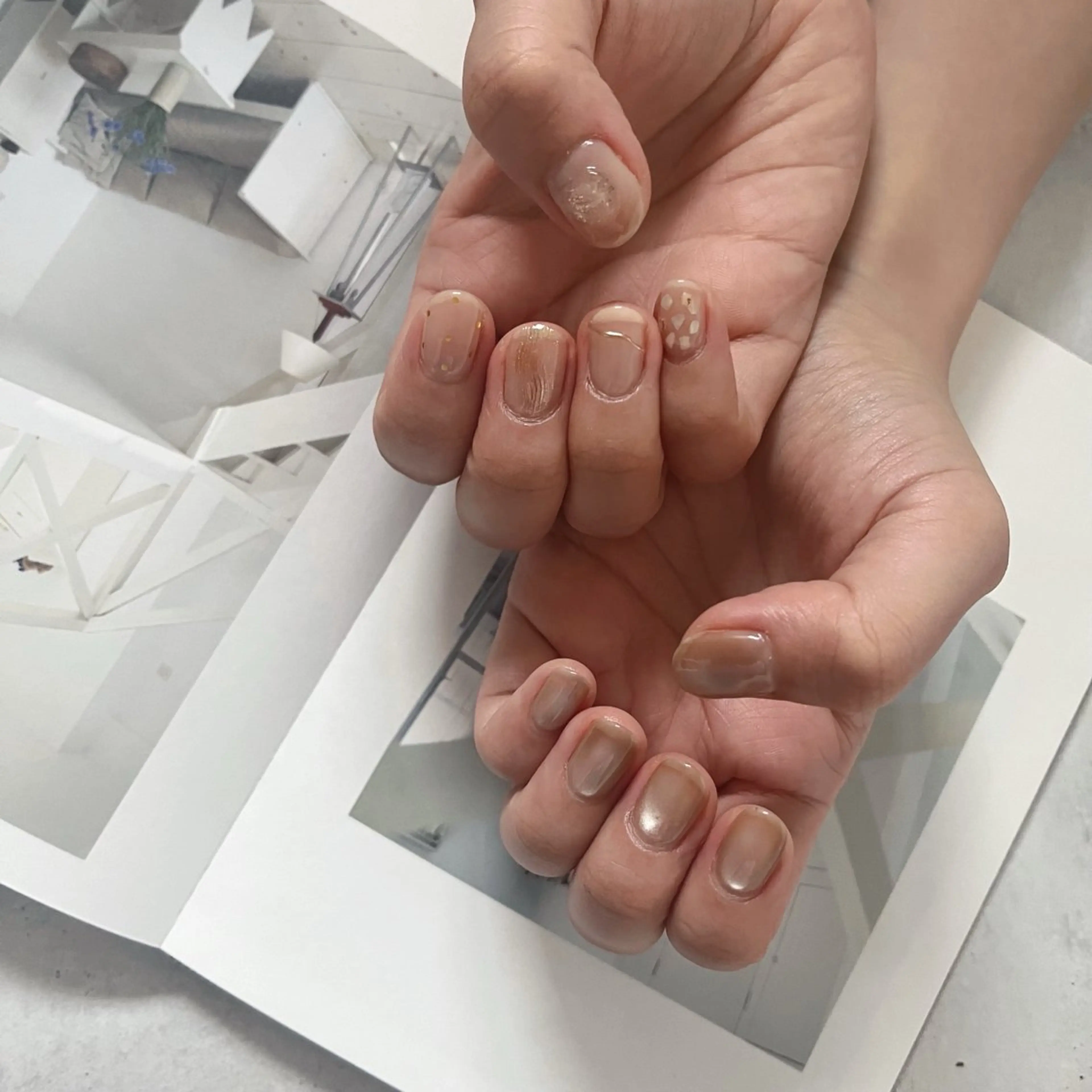 ネイル シンプルネイル K Aのネイルデザイン