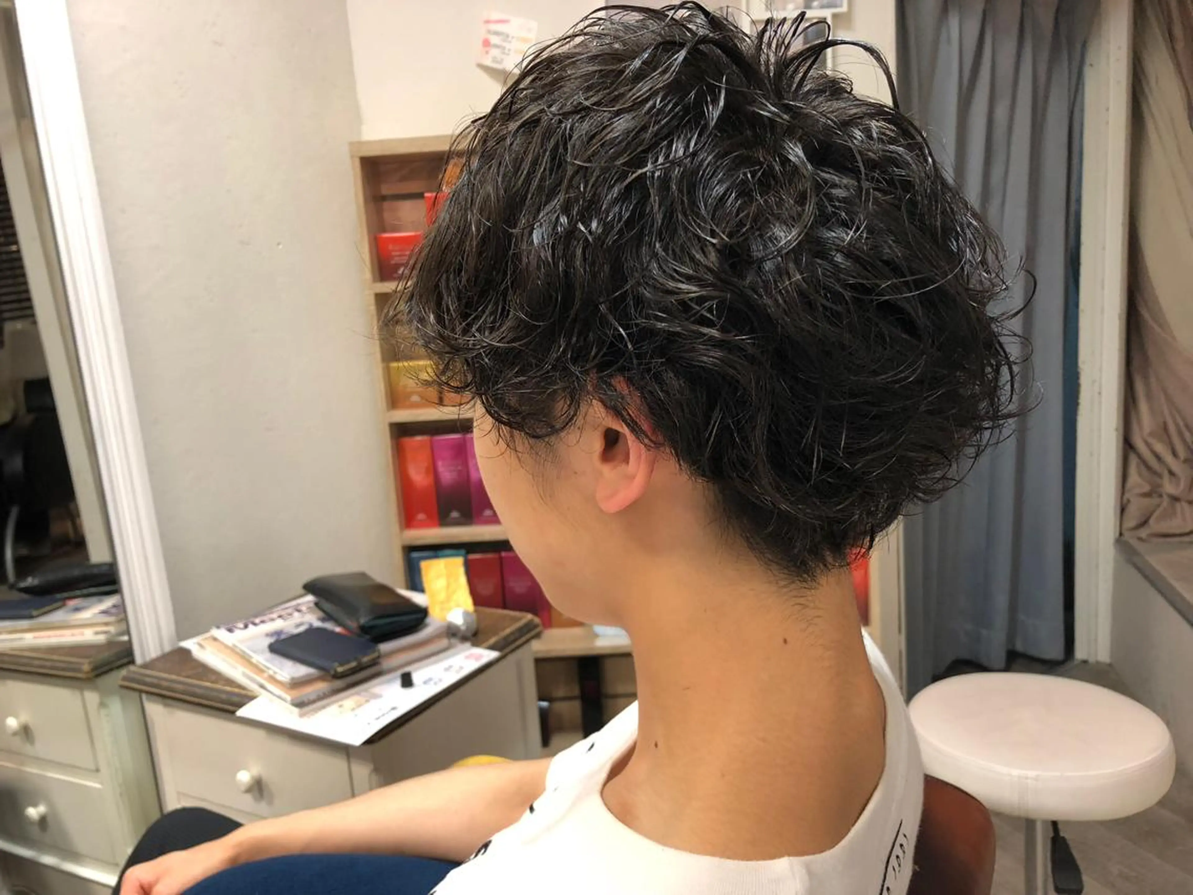 ショート パーマ SALOWIN三軒茶屋店所属・髪質改善/艶髪 やまなかのヘアスタイル