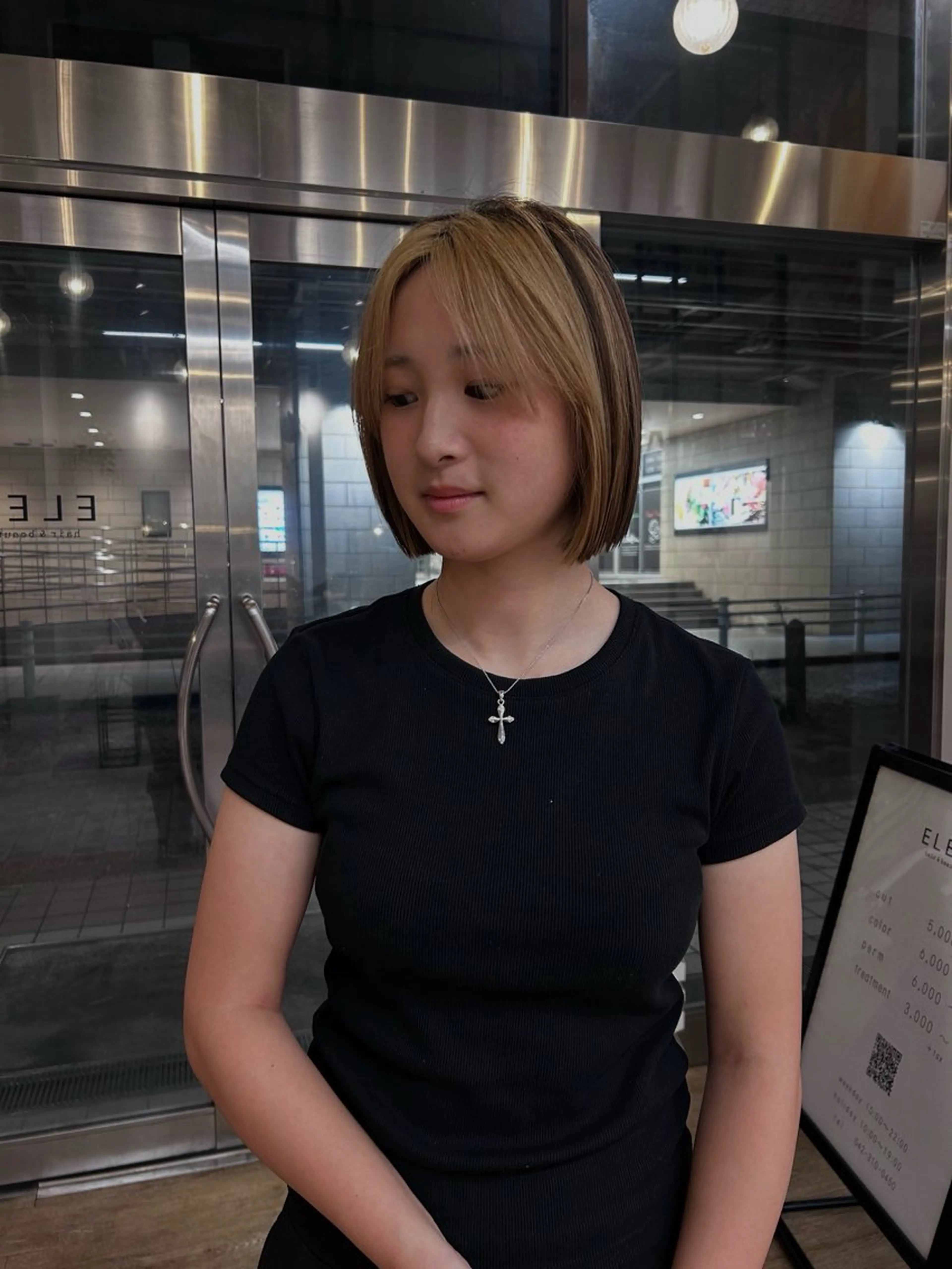 ミディアム 似合わせカラーカット / パーマ/Rinoのヘアスタイル