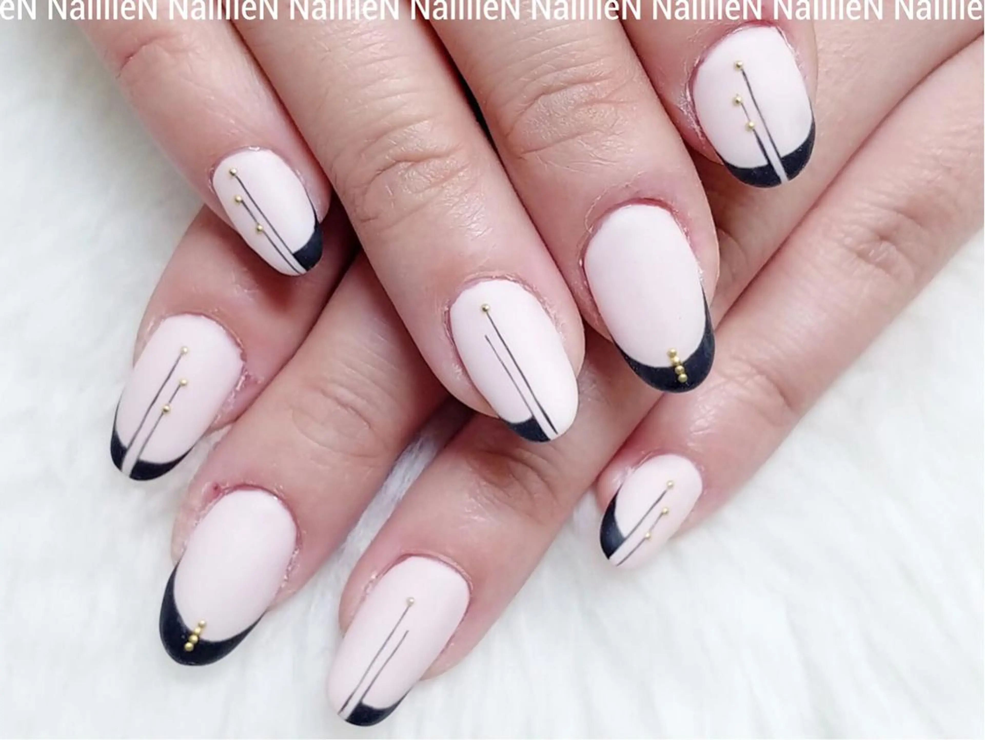 ネイル フレンチネイル マットネイル シンプルネイル Nail lieNのネイルデザイン