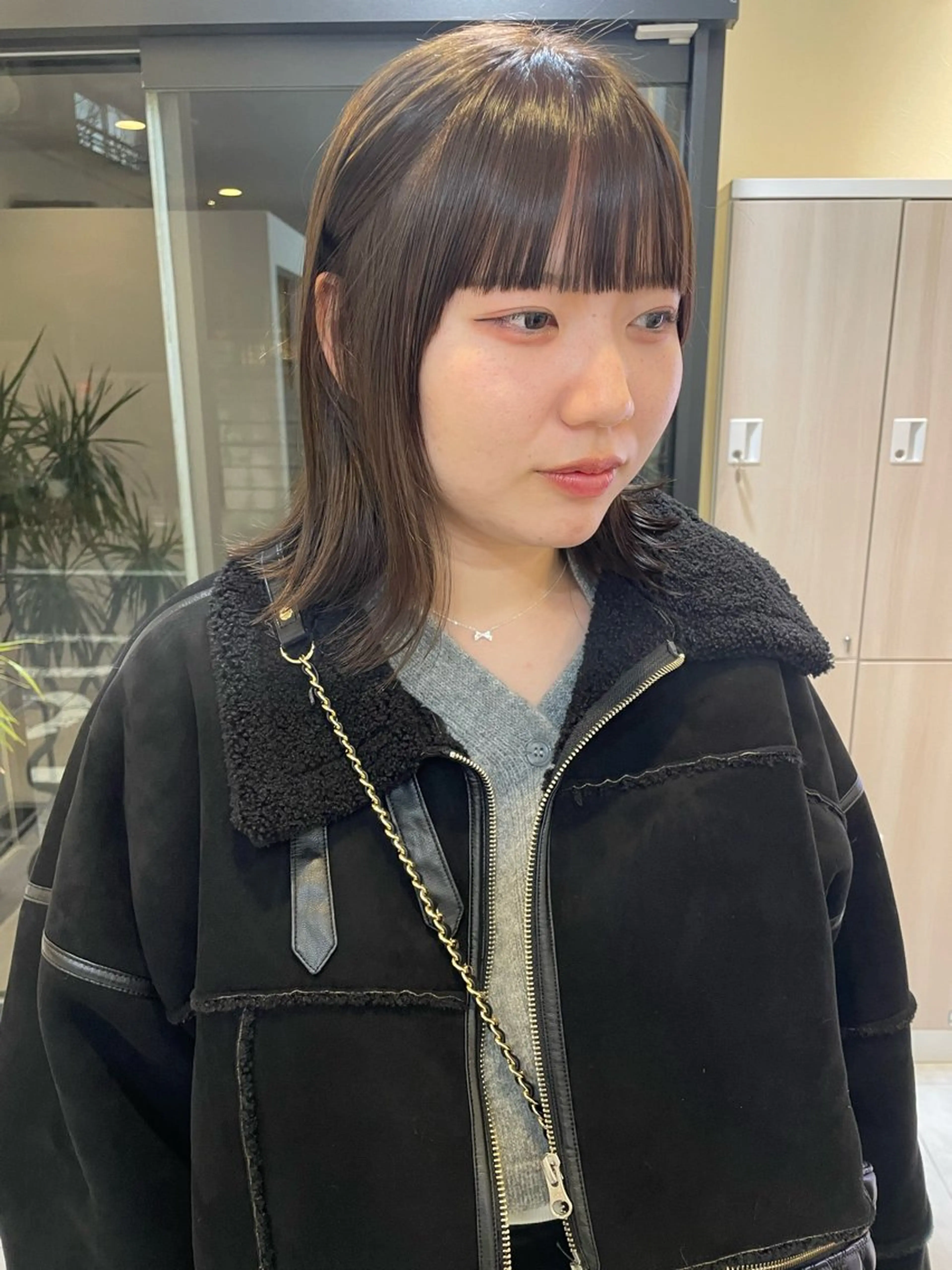 ミディアム 切りっぱなしボブ ボブ カット ヘアカラー 【ボブ/個室サロン】 癒し空間mimuraのヘアスタイル