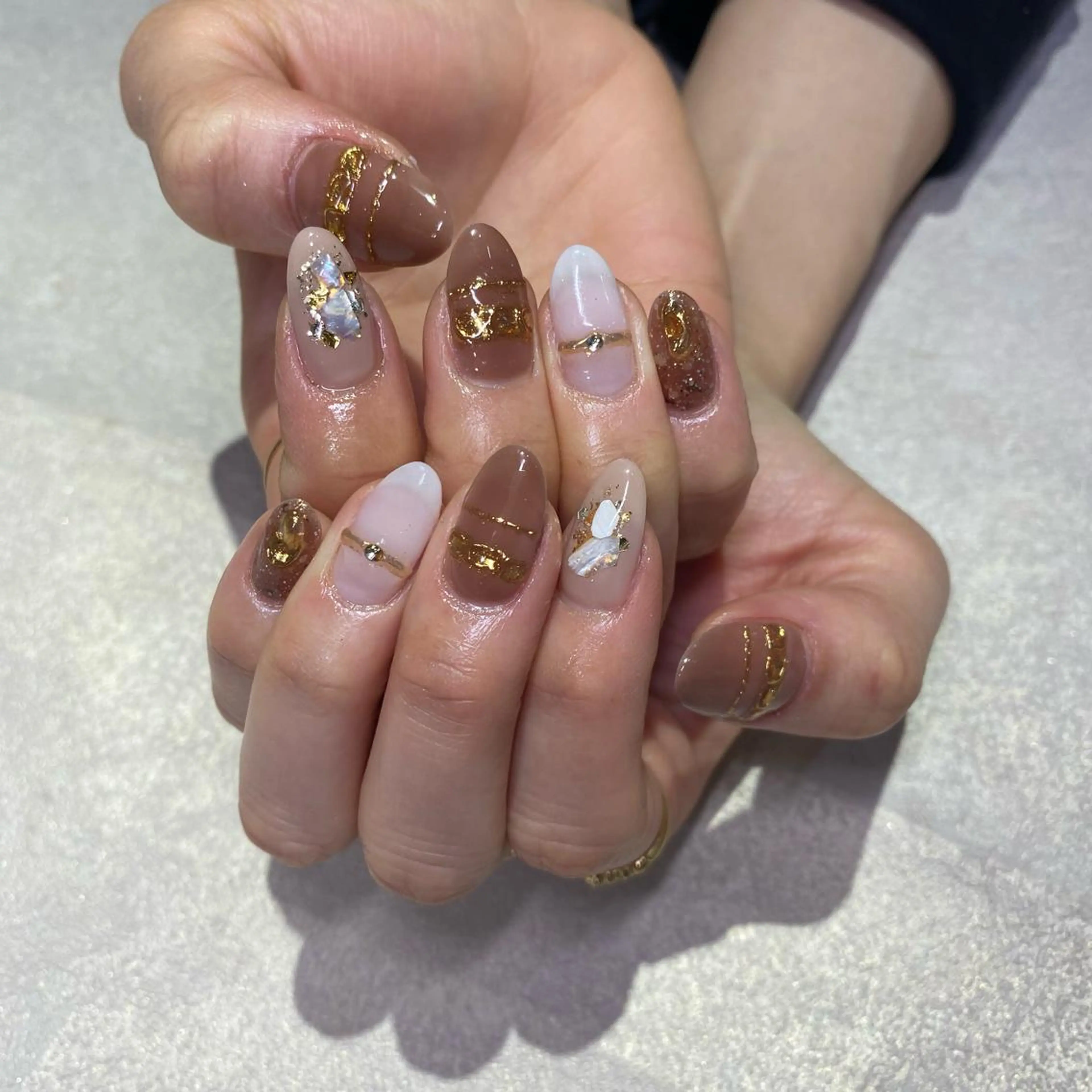 ネイル Amber21.所属・Nagahama Akariのネイルデザイン