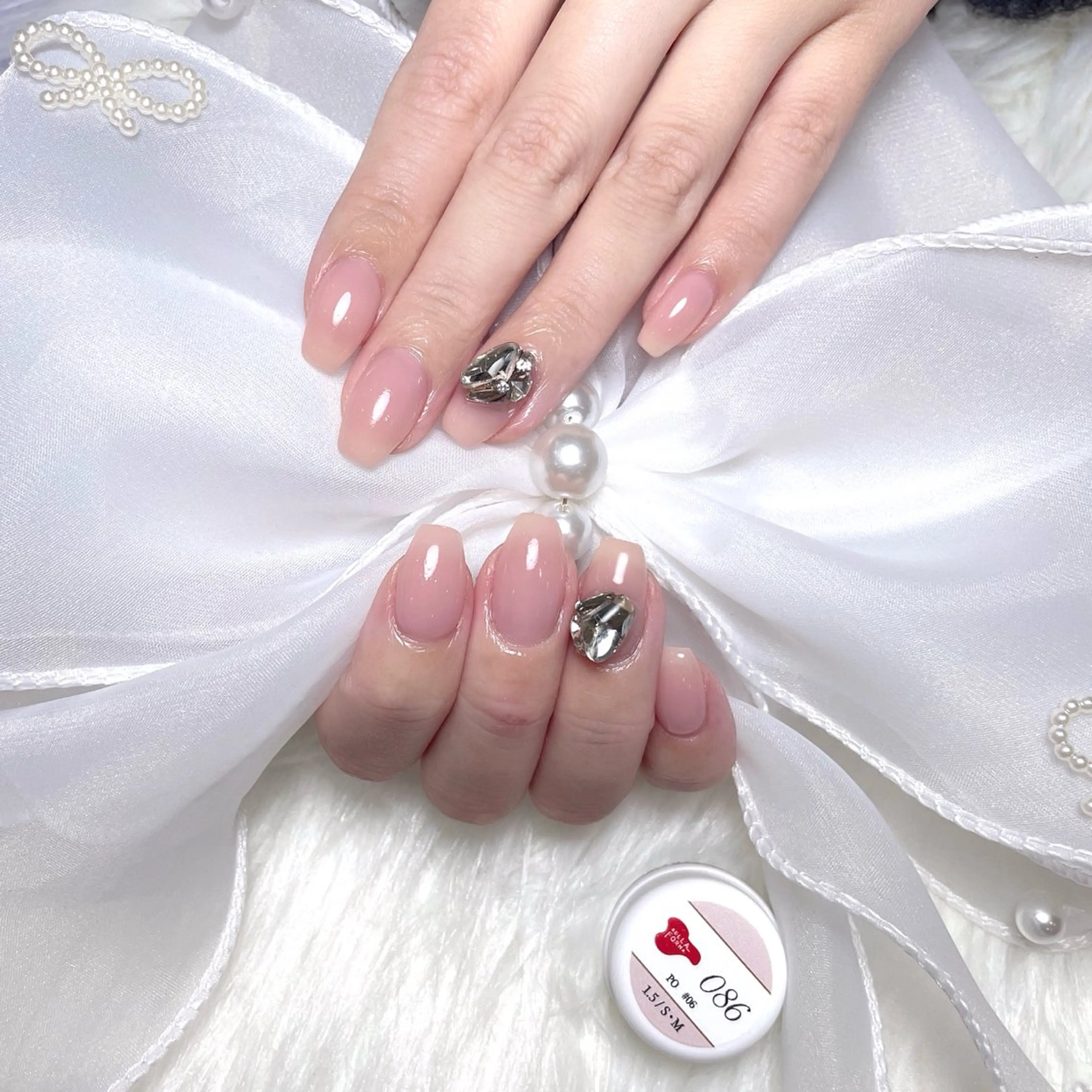 ネイル キラキラネイル ワンカラーネイル M2 beauty Hoshinaのネイルデザイン