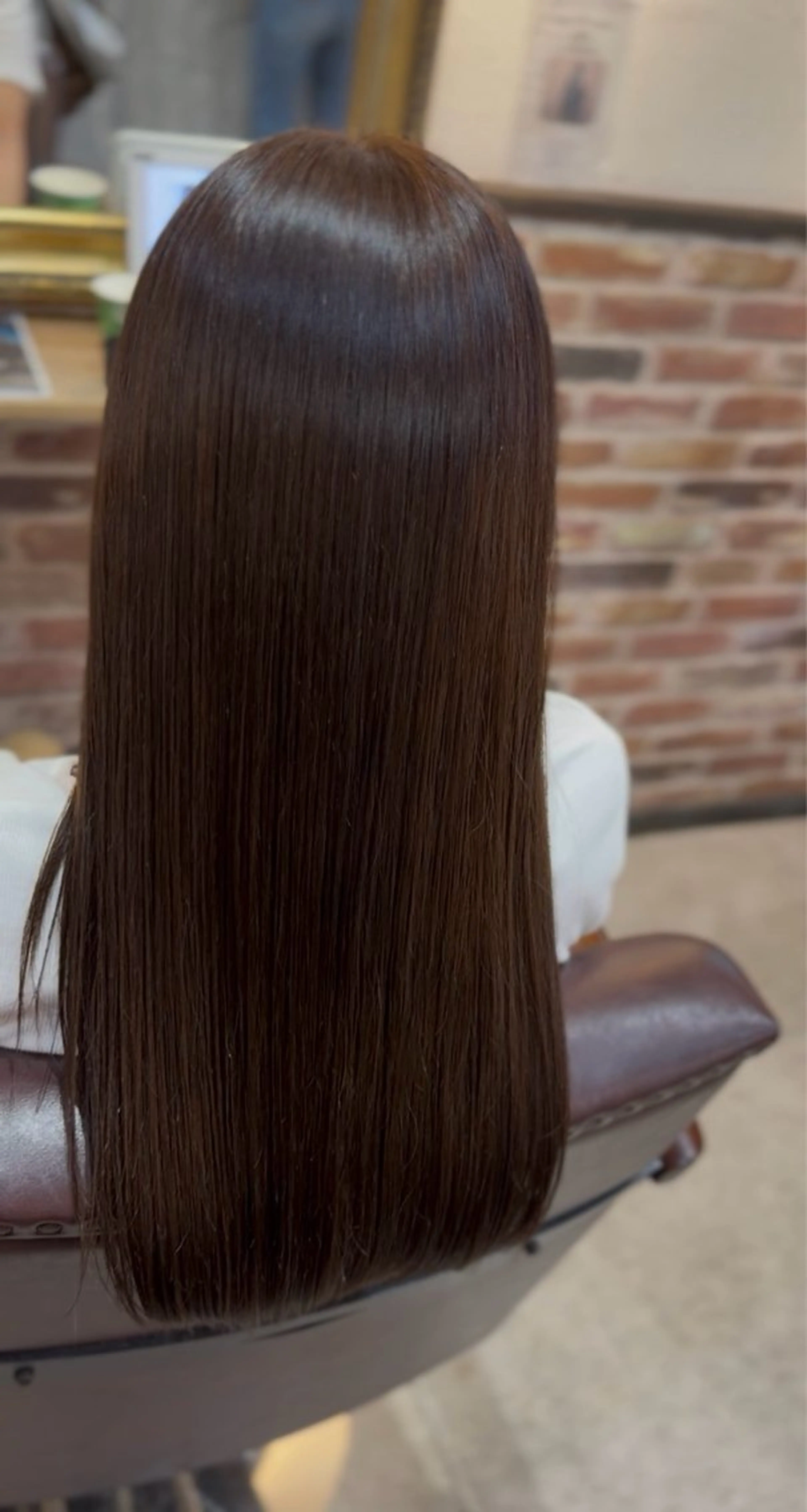 ロング 髪質改善 縮毛矯正 縮毛矯正 トリートメント 飯星慧斗 /ブリーチ、縮毛矯正のヘアスタイル