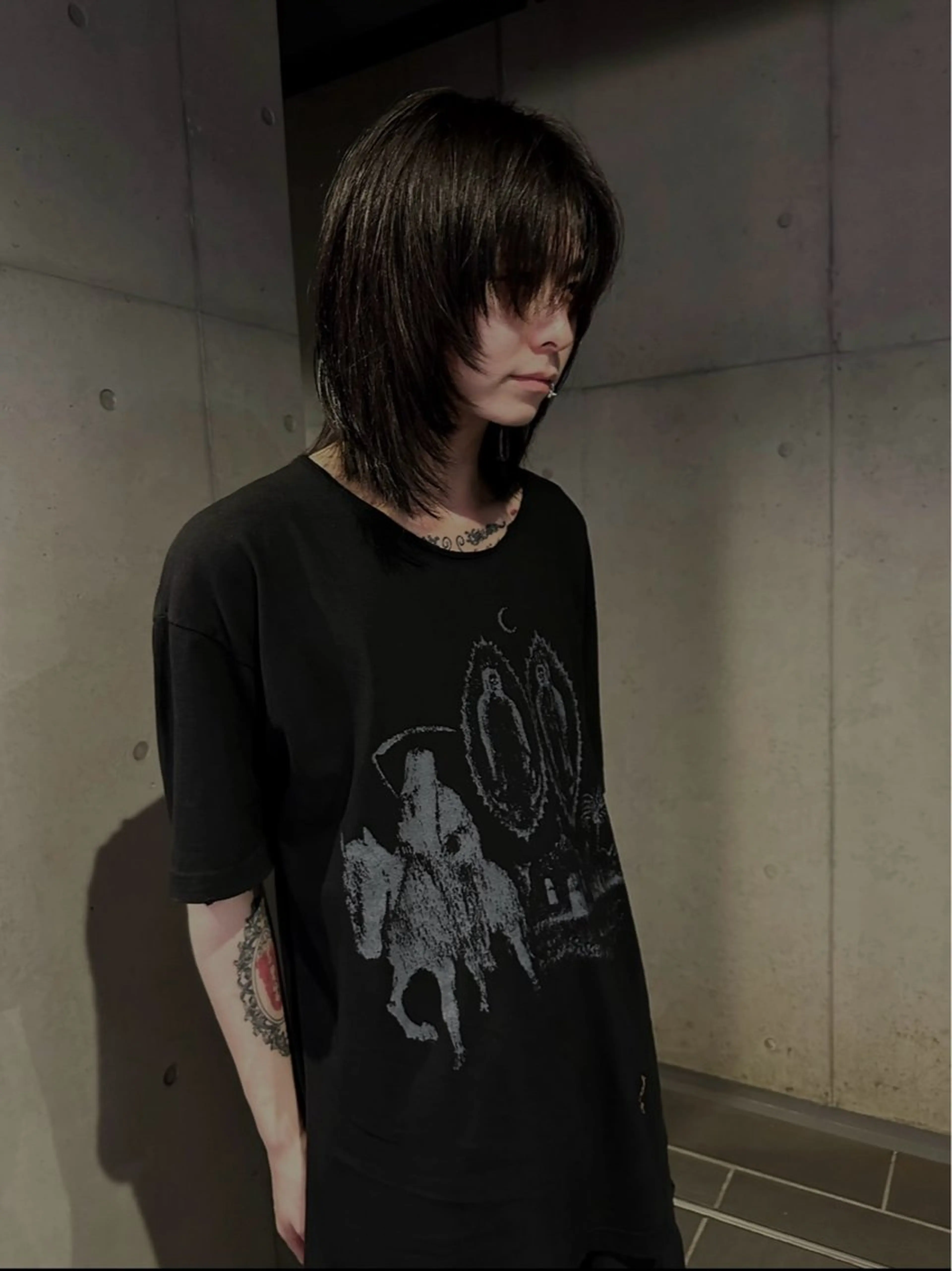 ミディアム だいち/ハイトーン/ デザインカラーのヘアスタイル