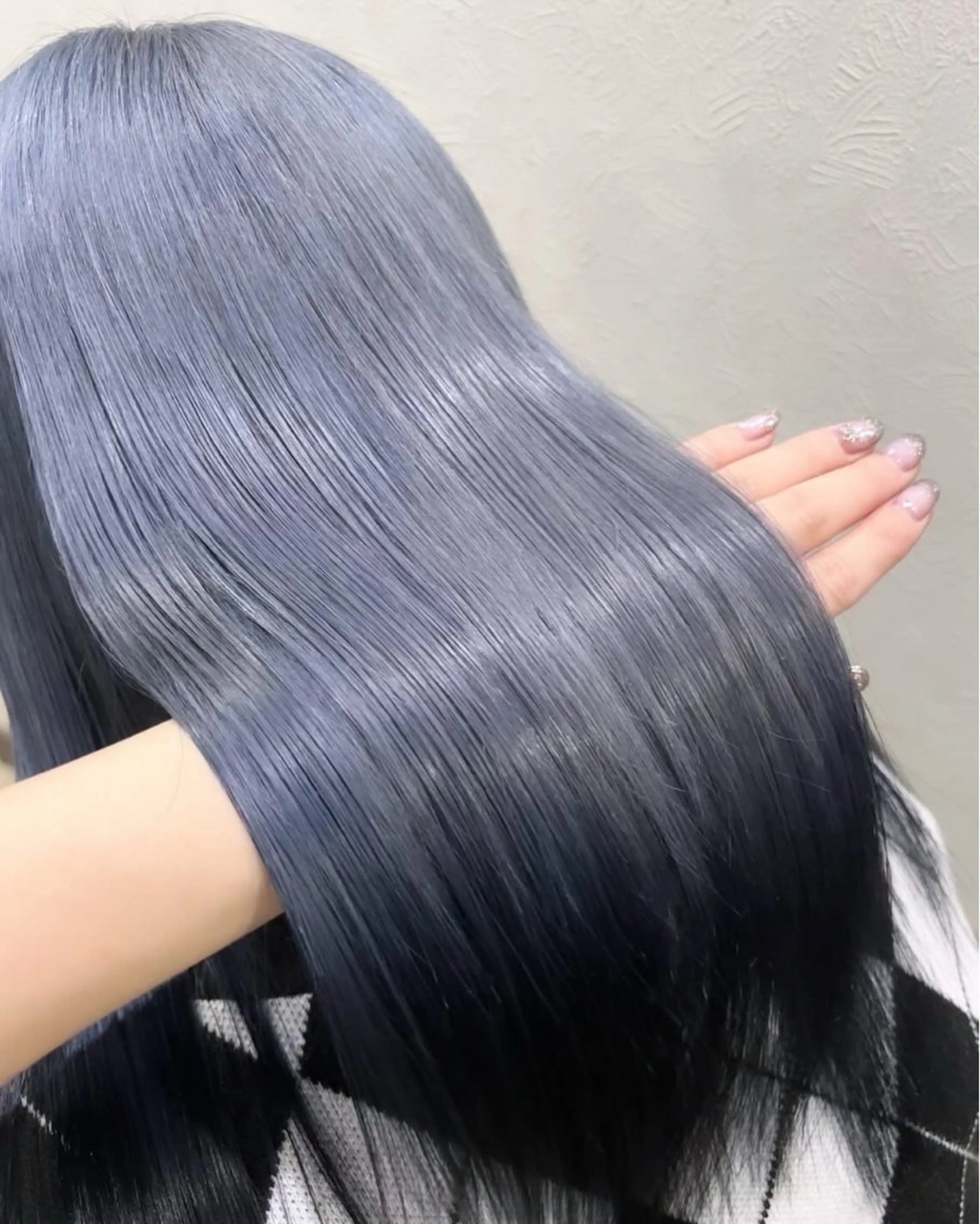 ミディアム カラー ヘアカラー 中嶋心渚⌇透明感 カラー️🩵🎀‪のヘアスタイル