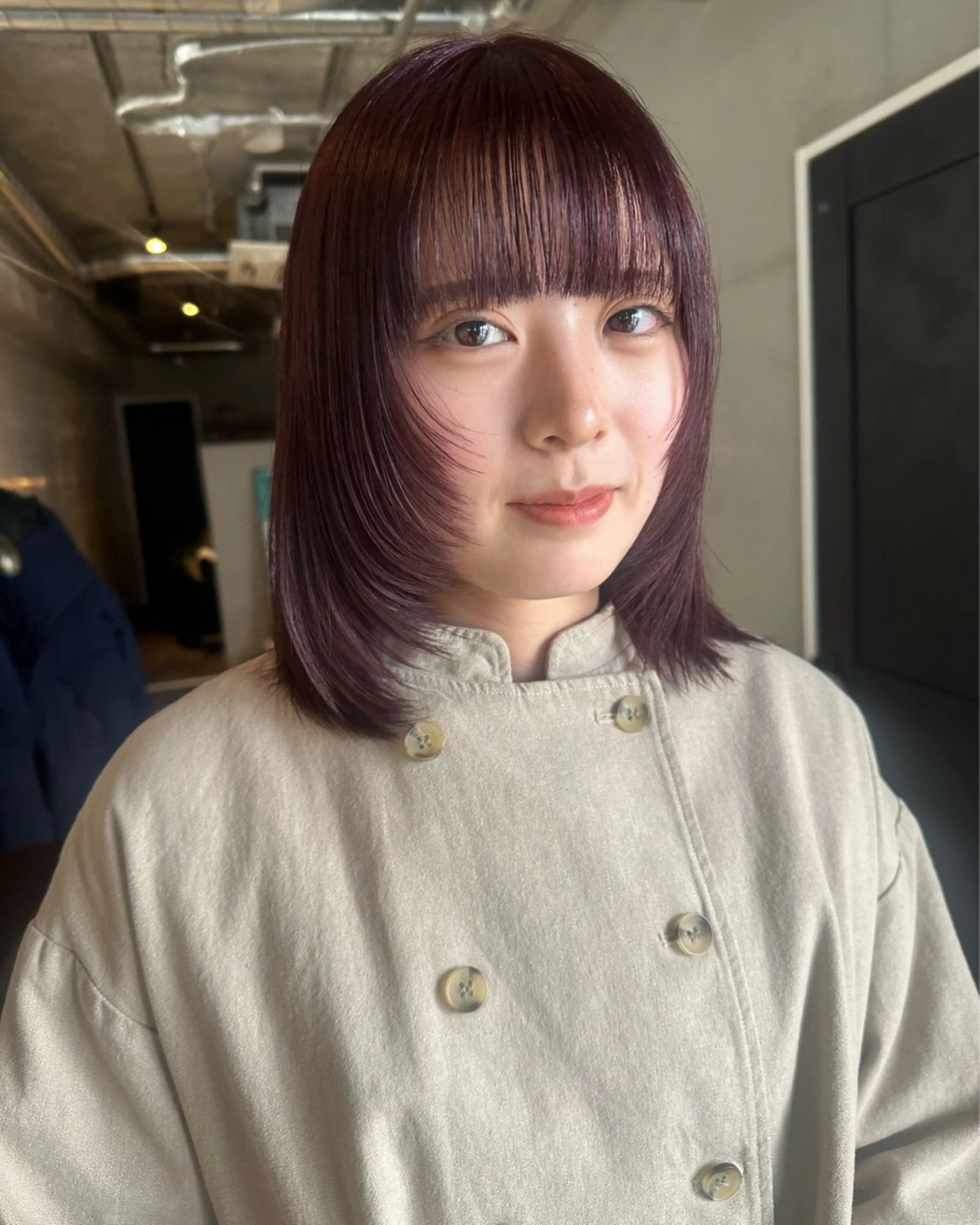 ミディアム カラー カット ヘアカラー トリートメント 斎藤祐樹 /レイヤー/パーマのヘアスタイル