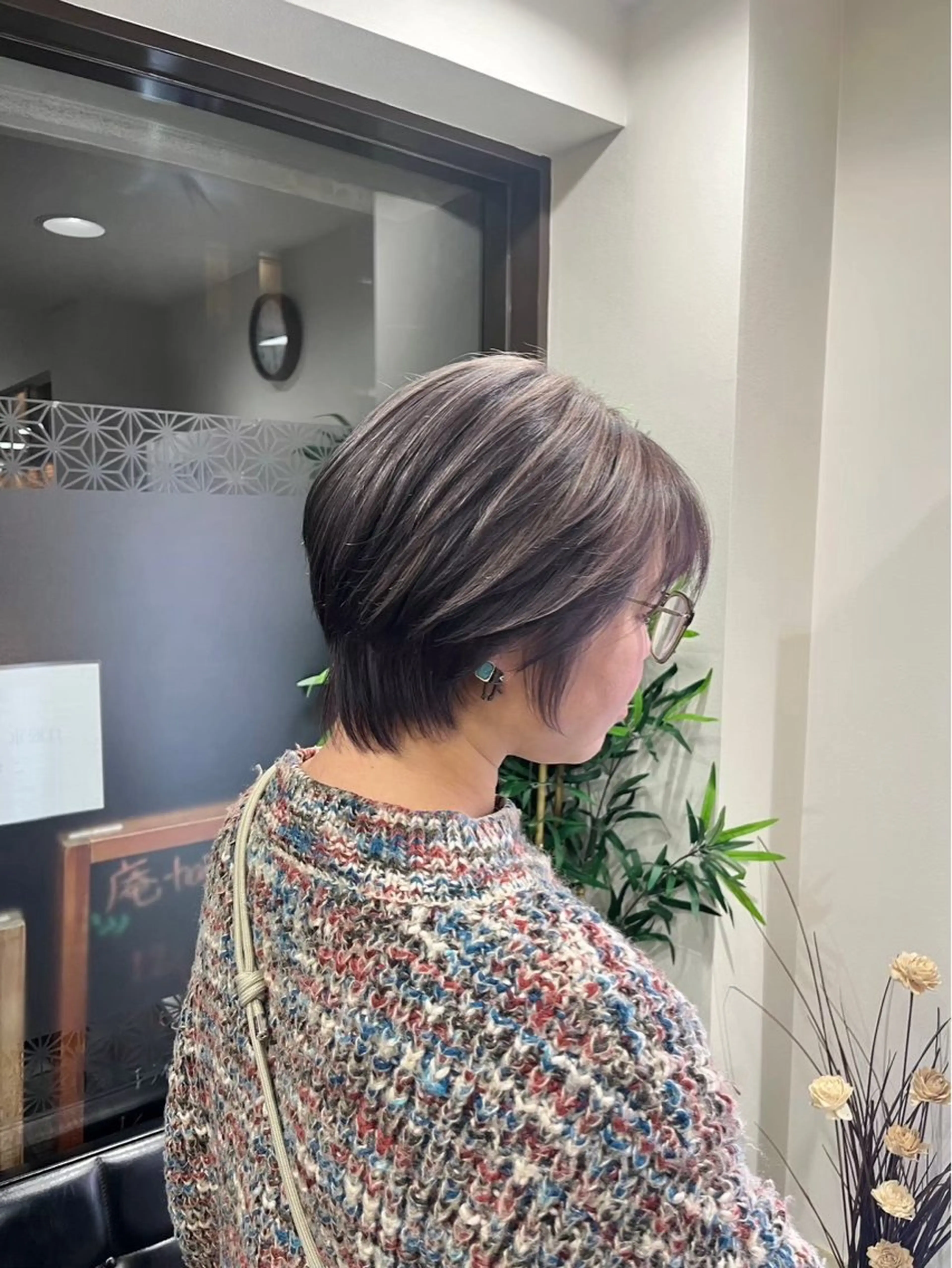 ショート カット ヘアカラー トリートメント 福島 諒のヘアスタイル