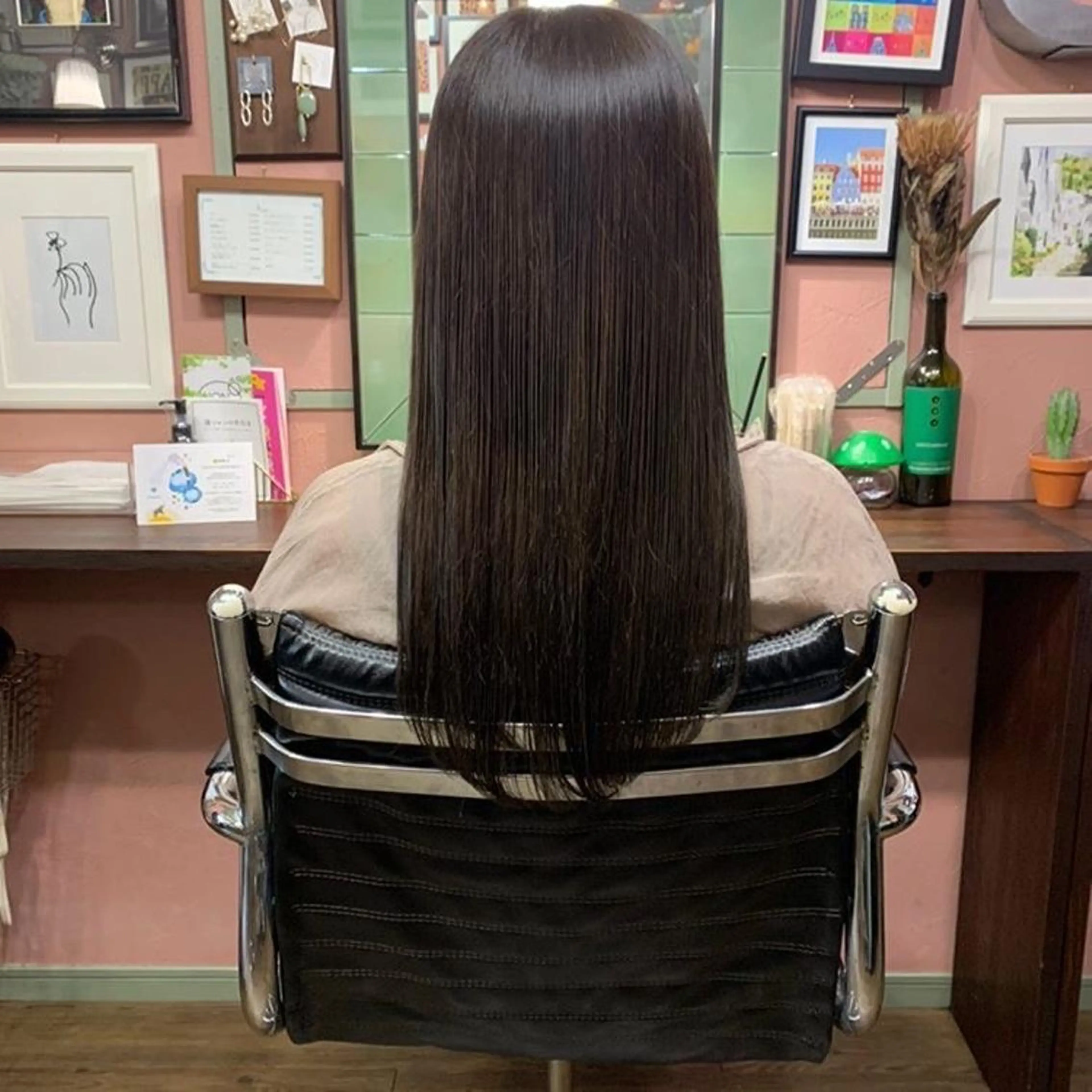 ロング カラー 髪質改善 トリートメント カット トリートメント chouette/ 根本優希のヘアスタイル