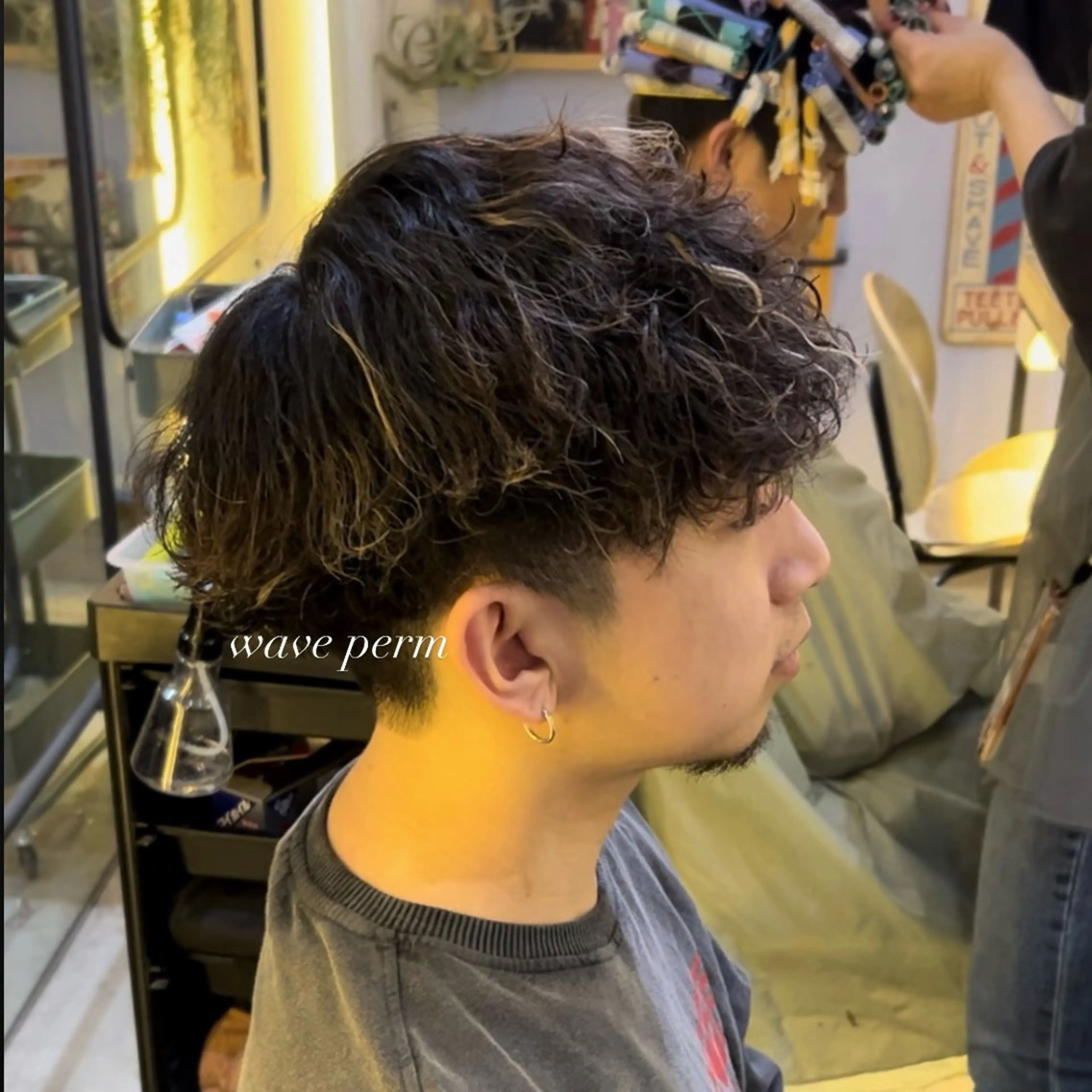 メンズ メンズパーマ 波巻きパーマ fosta 女性専用サロン所属・moe🎀 透明感♡似合わせのヘアスタイル