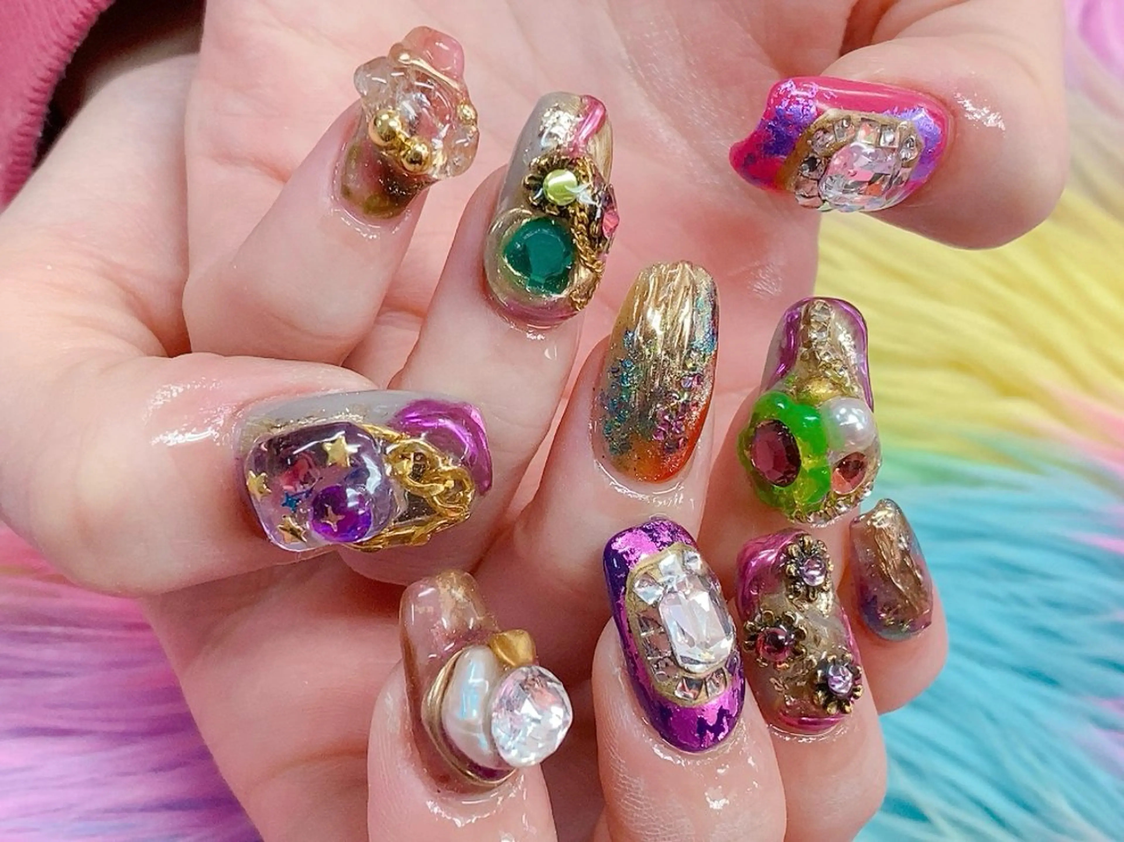 ネイル ハンドネイル Nail Atelier IamI所属・アイアムアイ 大村磨衣のネイルデザイン