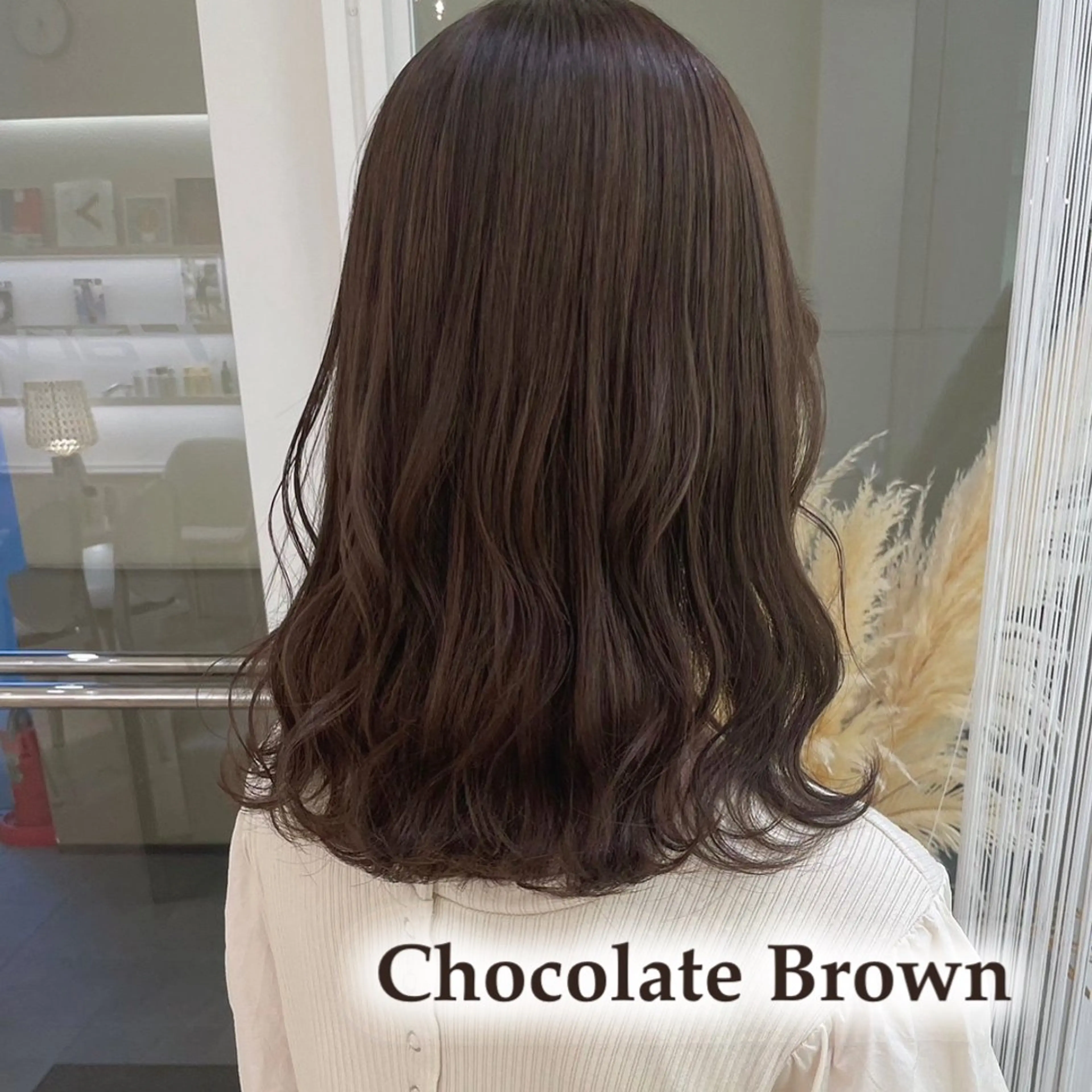 ロング カラー ブラウンカラー チョコレートブラウン ParveMix￤ 出石 菜々🥂のヘアスタイル