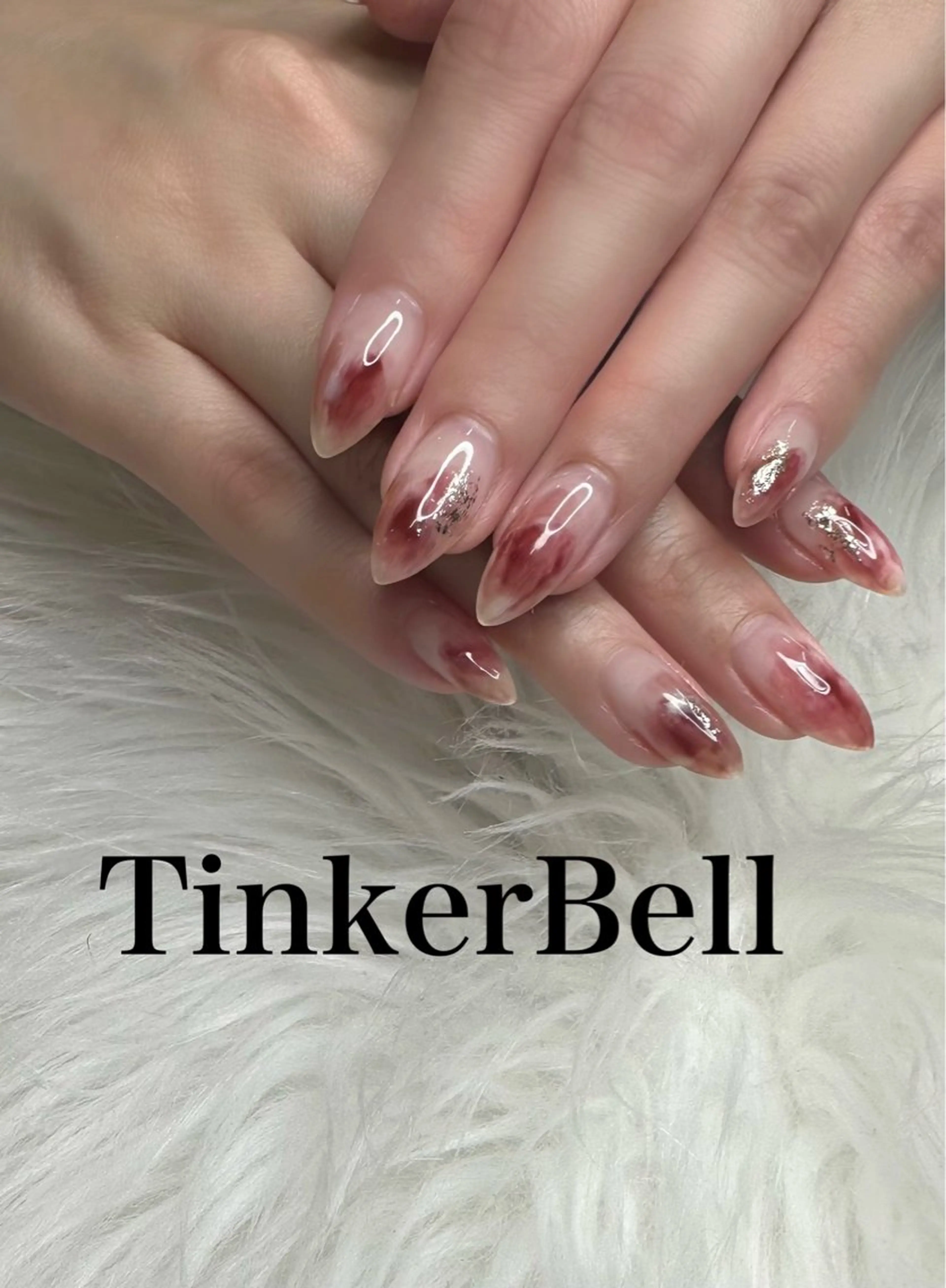 ネイル シンプルネイル ハンドネイル Tinker Bellのネイルデザイン