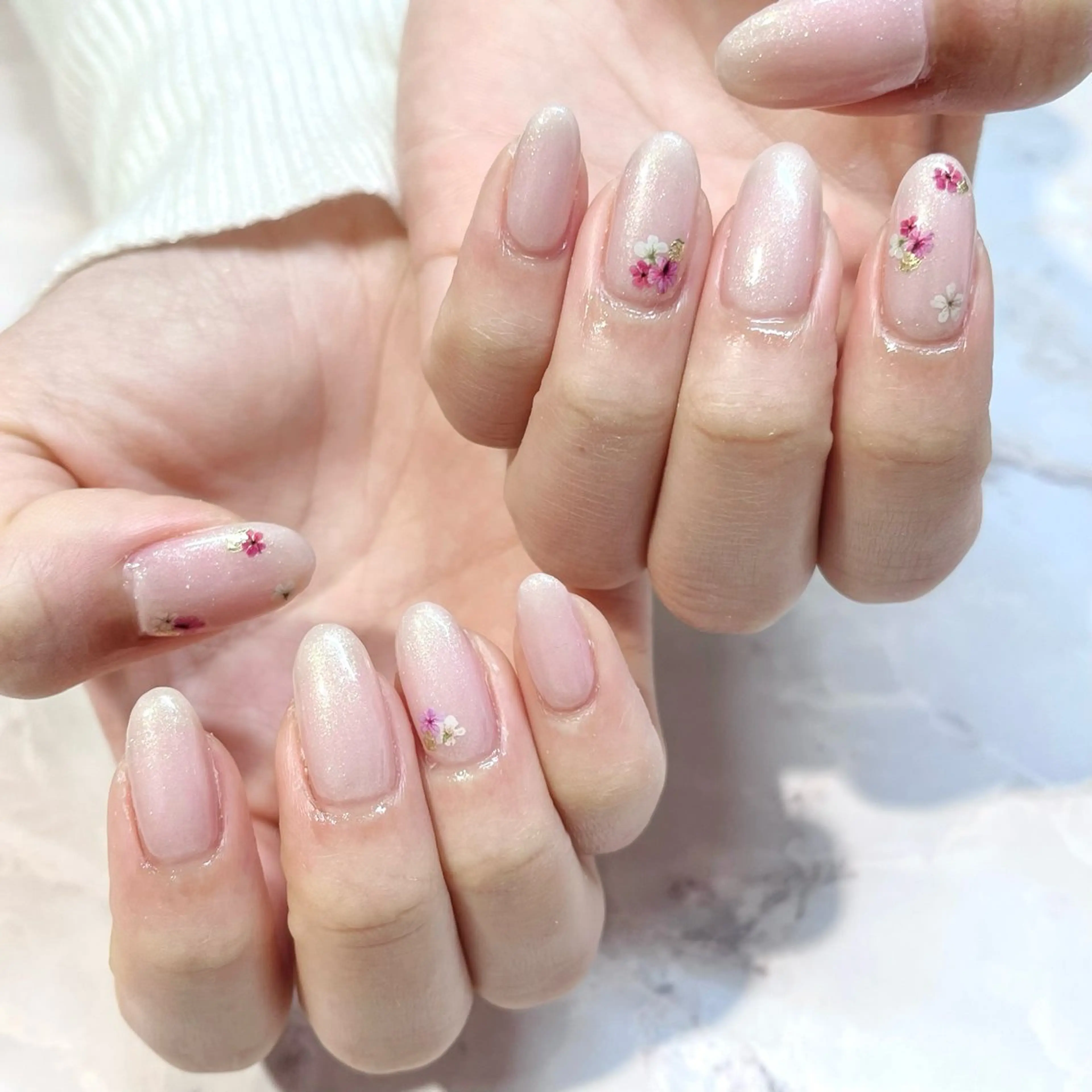 ネイル ハンドネイル 川村 優奈𝜗𝜚のネイルデザイン