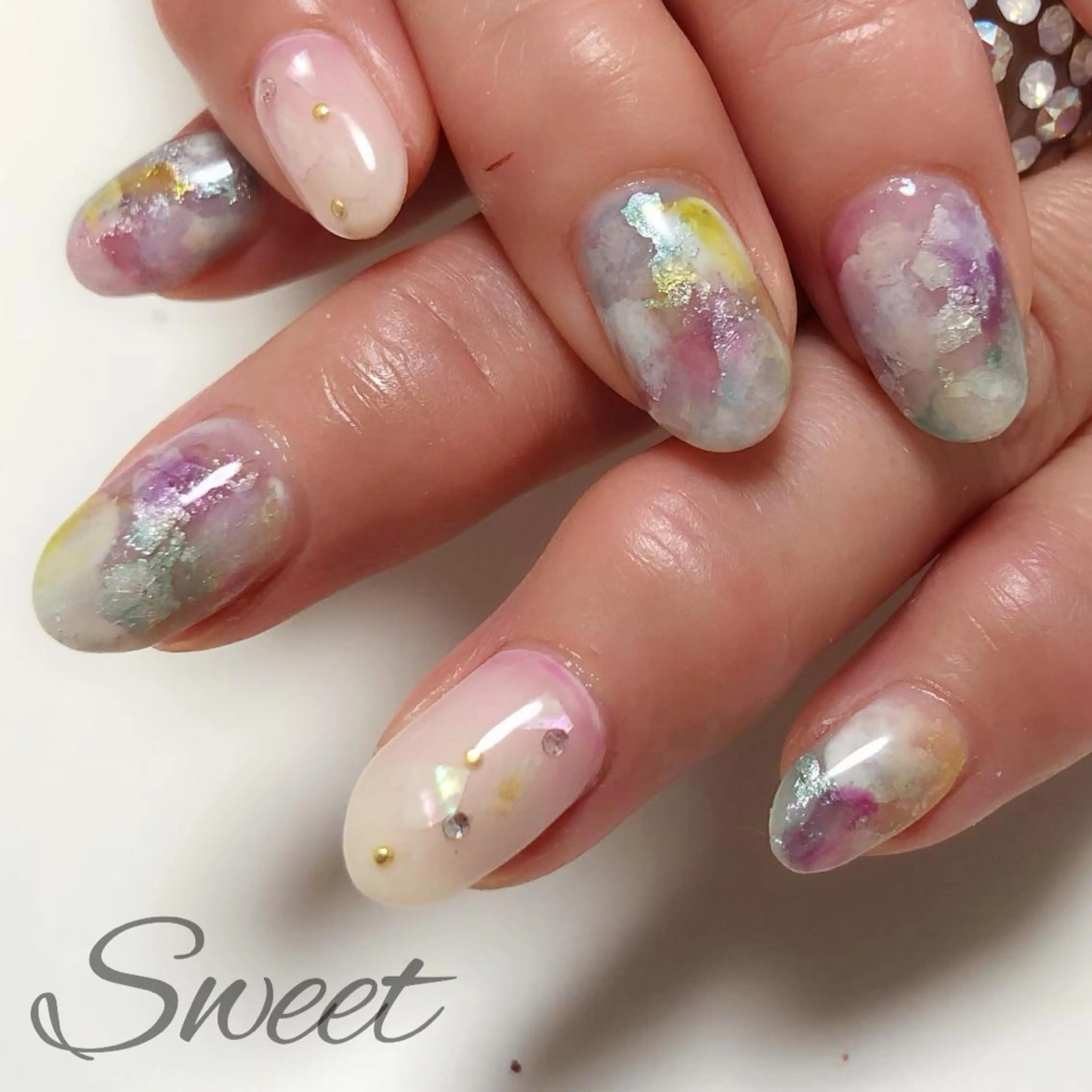 ネイル sweet 仲野陽子のネイルデザイン