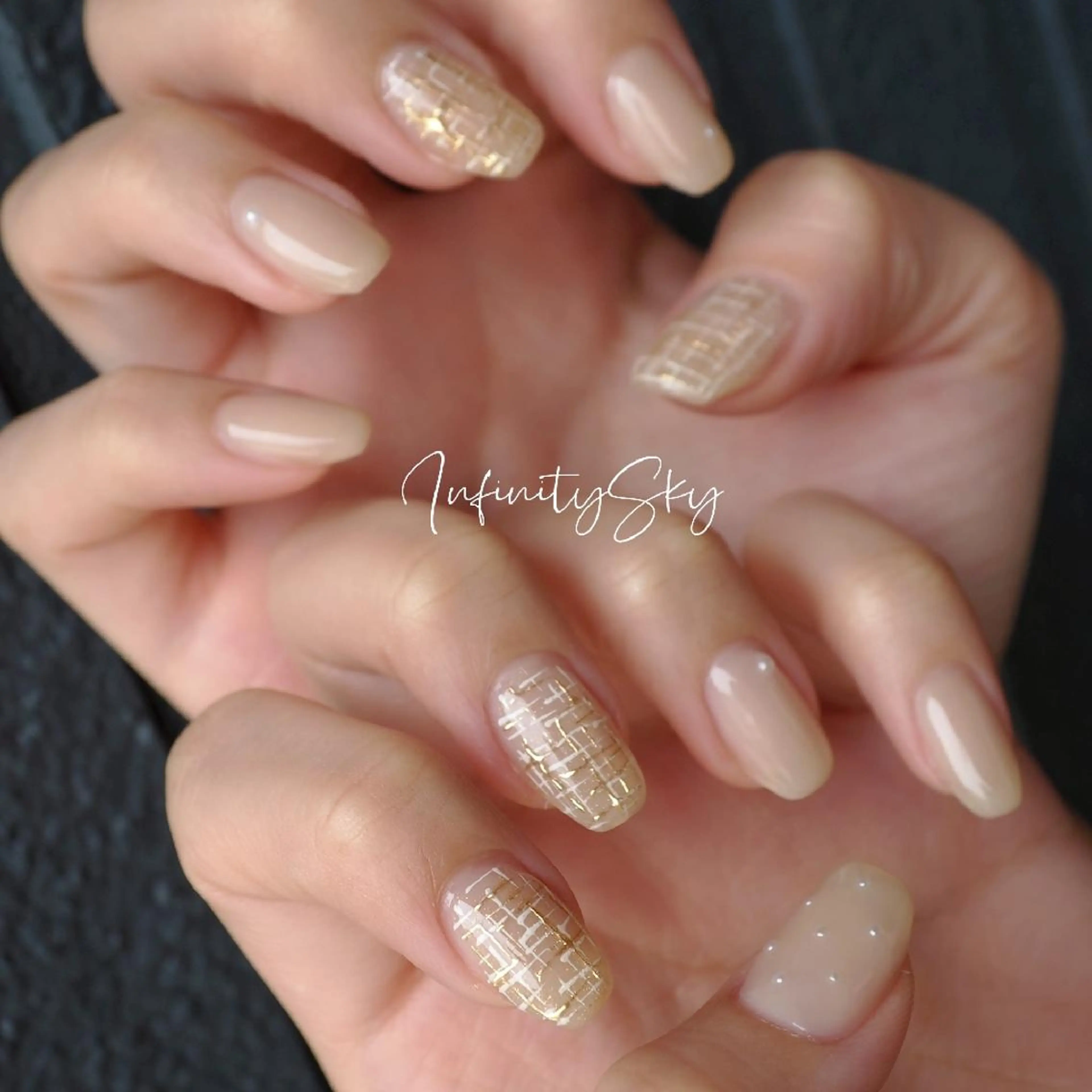 ネイル infinity skyのネイルデザイン