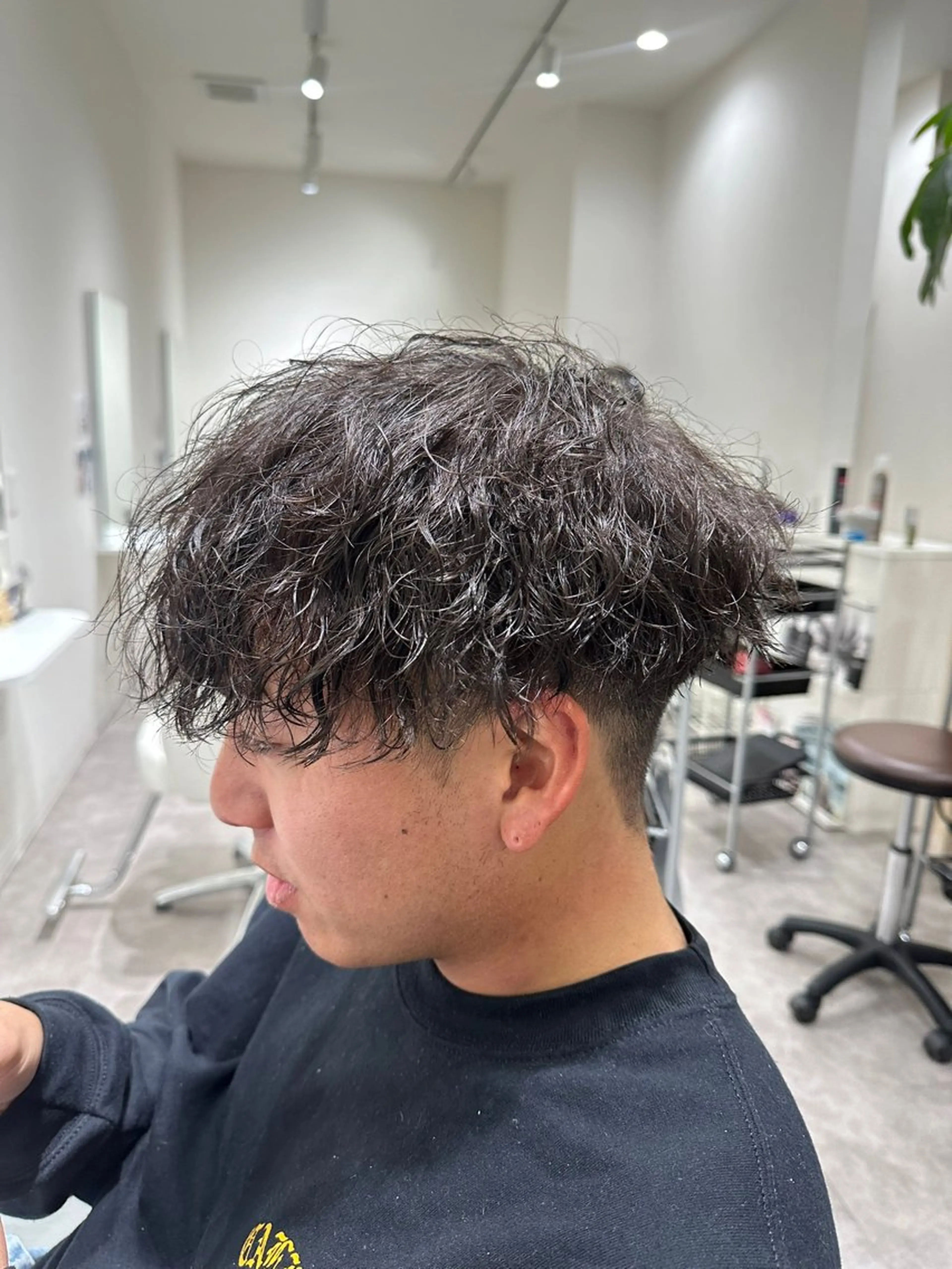 ショート パーマ メンズ マッシュ メンズパーマ パーマ メンズ専門美容師／ メンズパーマ／森口のヘアスタイル