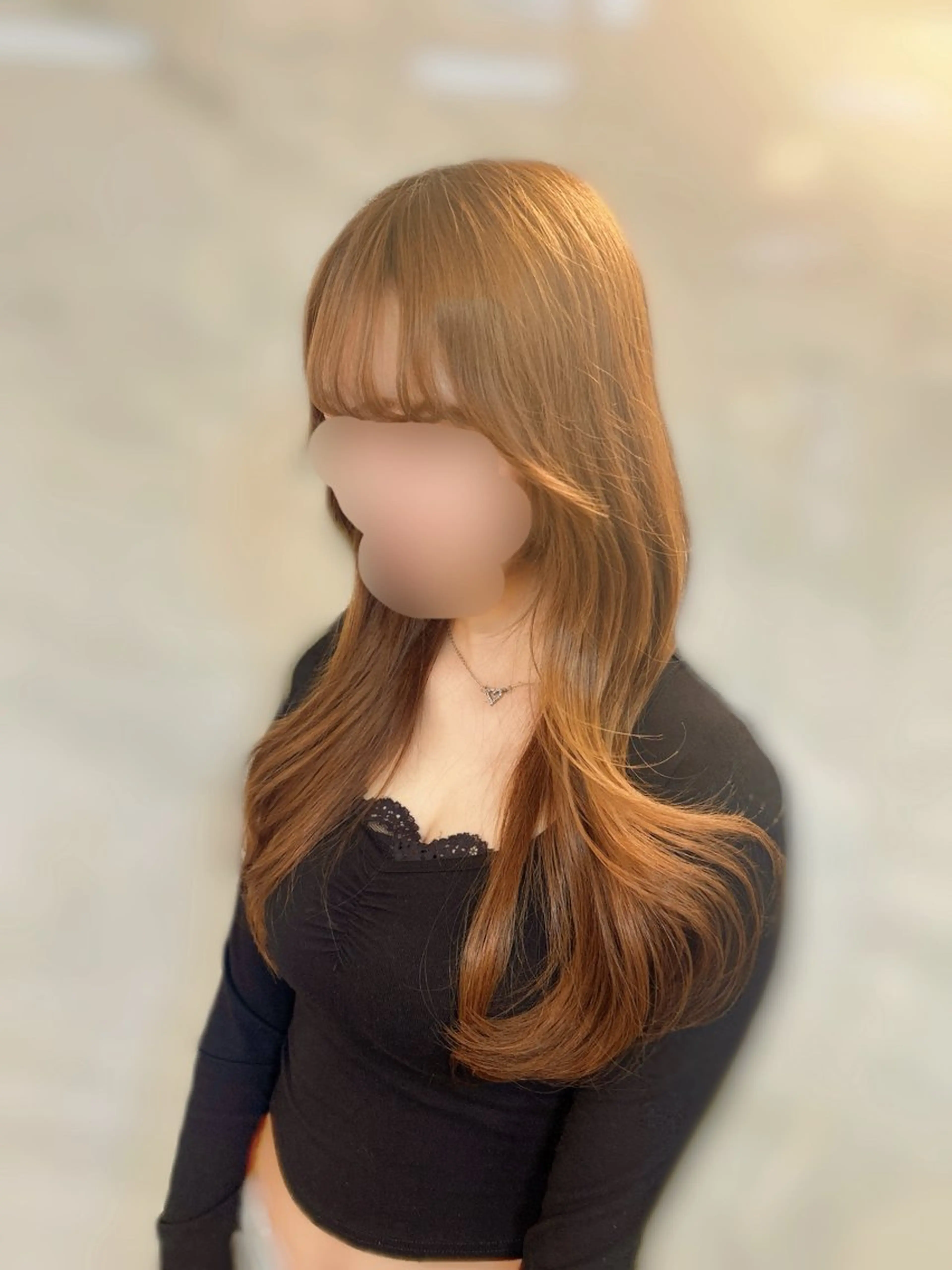 ロング 韓国風ヘア ロング Pocket仙台赤坂 康成のヘアスタイル