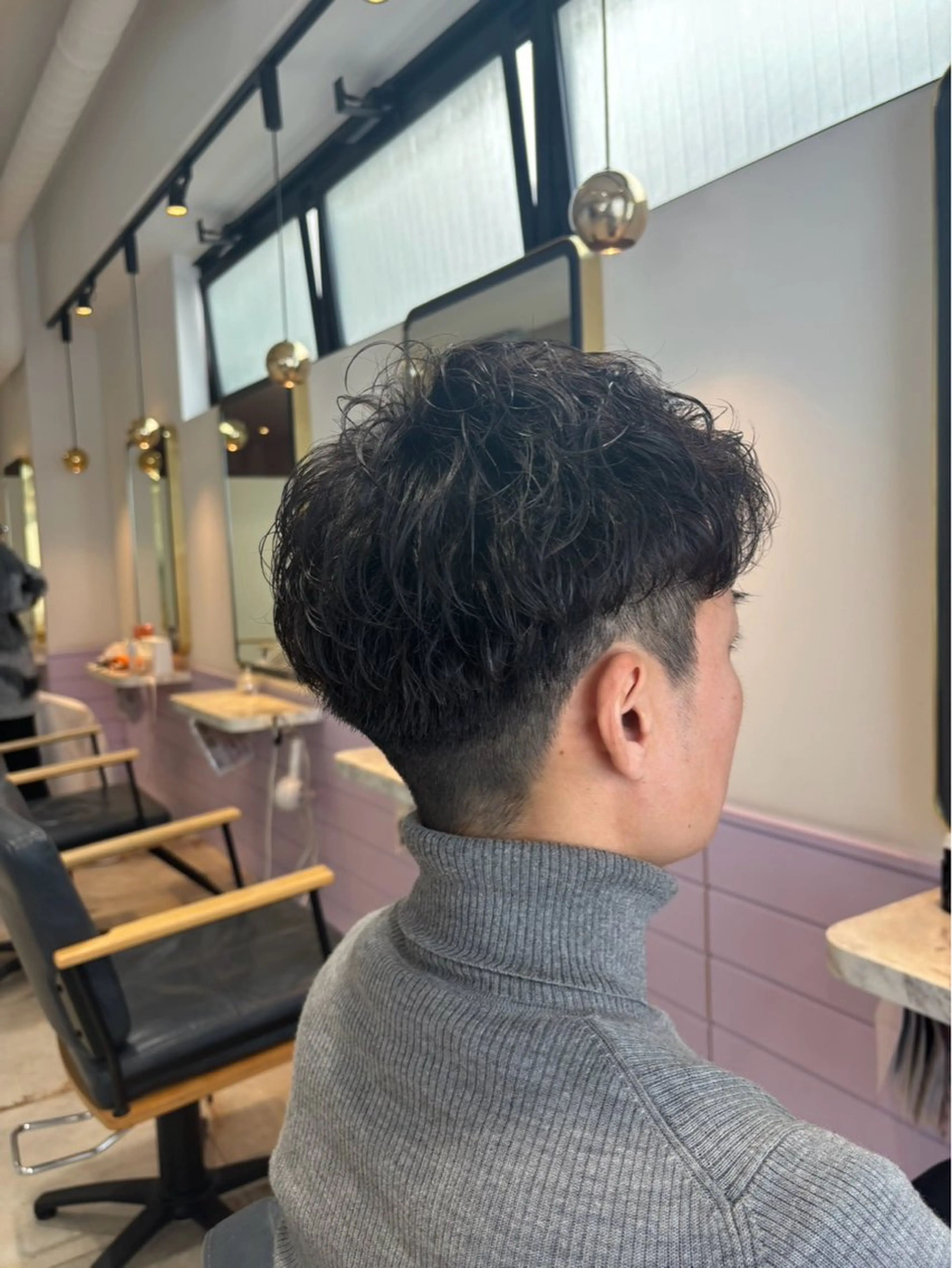 メンズ カット パーマ センターパート/ メンズ特化/日向🔥のヘアスタイル