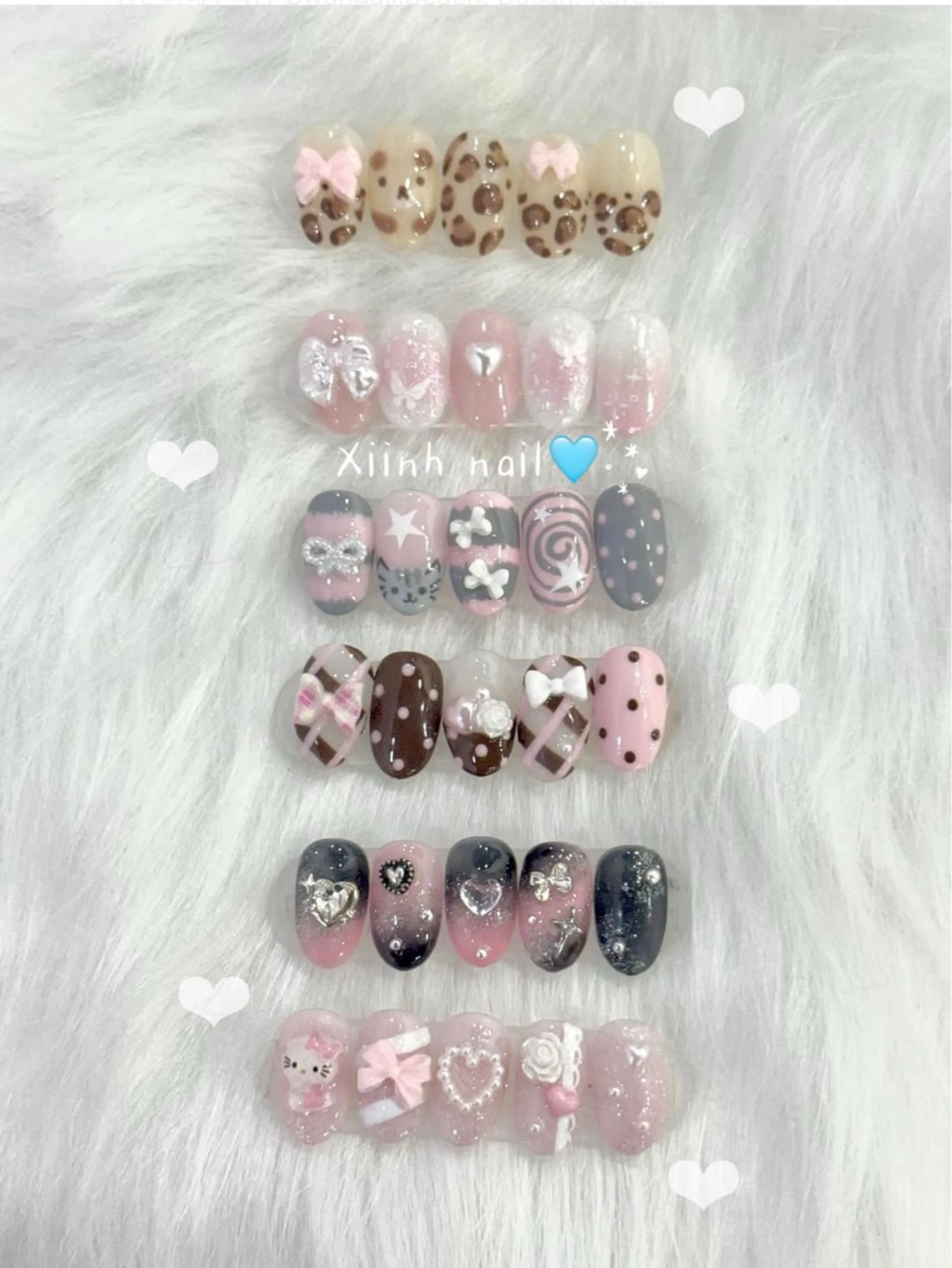 ネイル チークネイル 桜ネイル 長さ出し フットネイル ジェルネイル ハンドネイル XIINH NAIL SALONのネイルデザイン