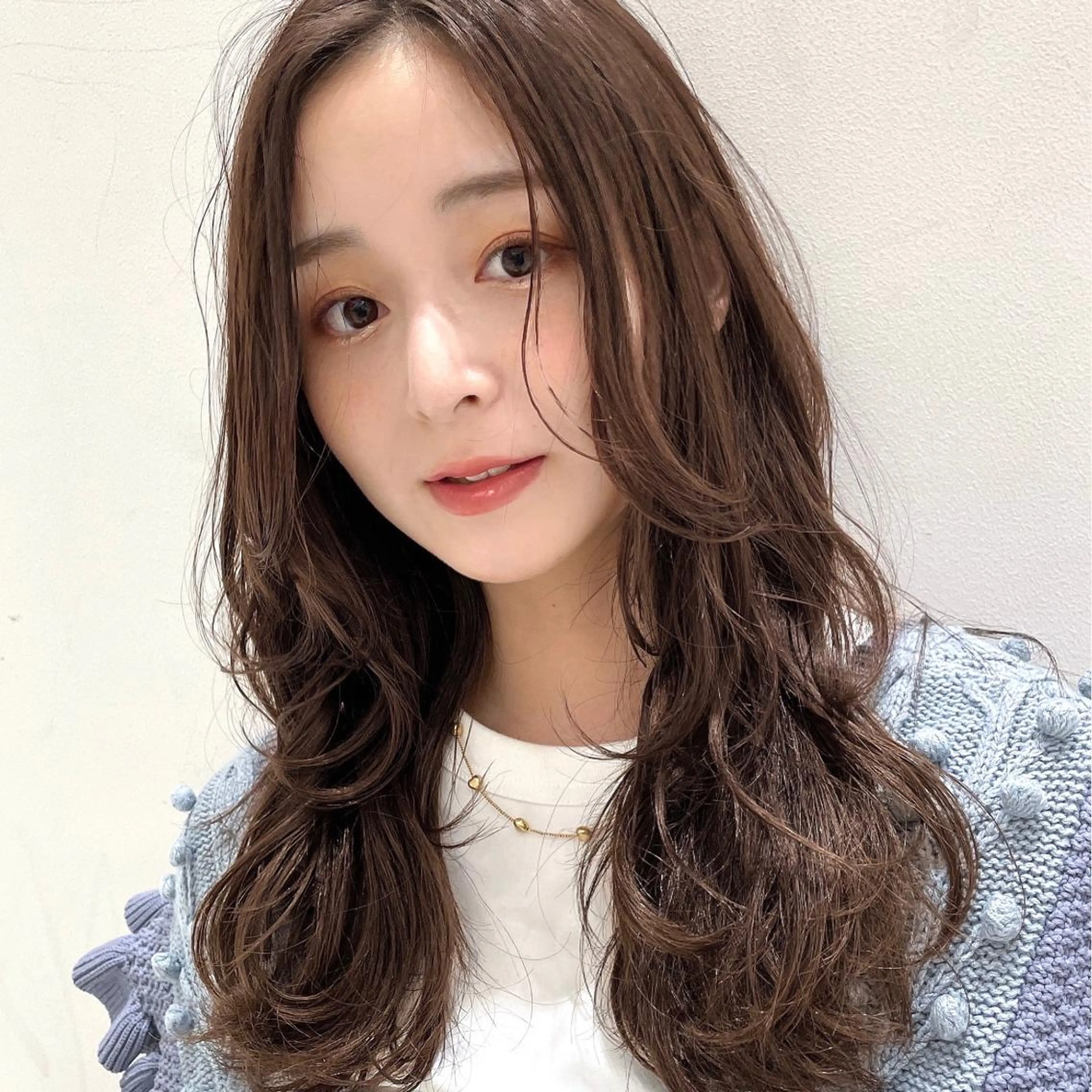 ロング カラー カット ヘアカラー 梅田美容室 山崎海波のヘアスタイル