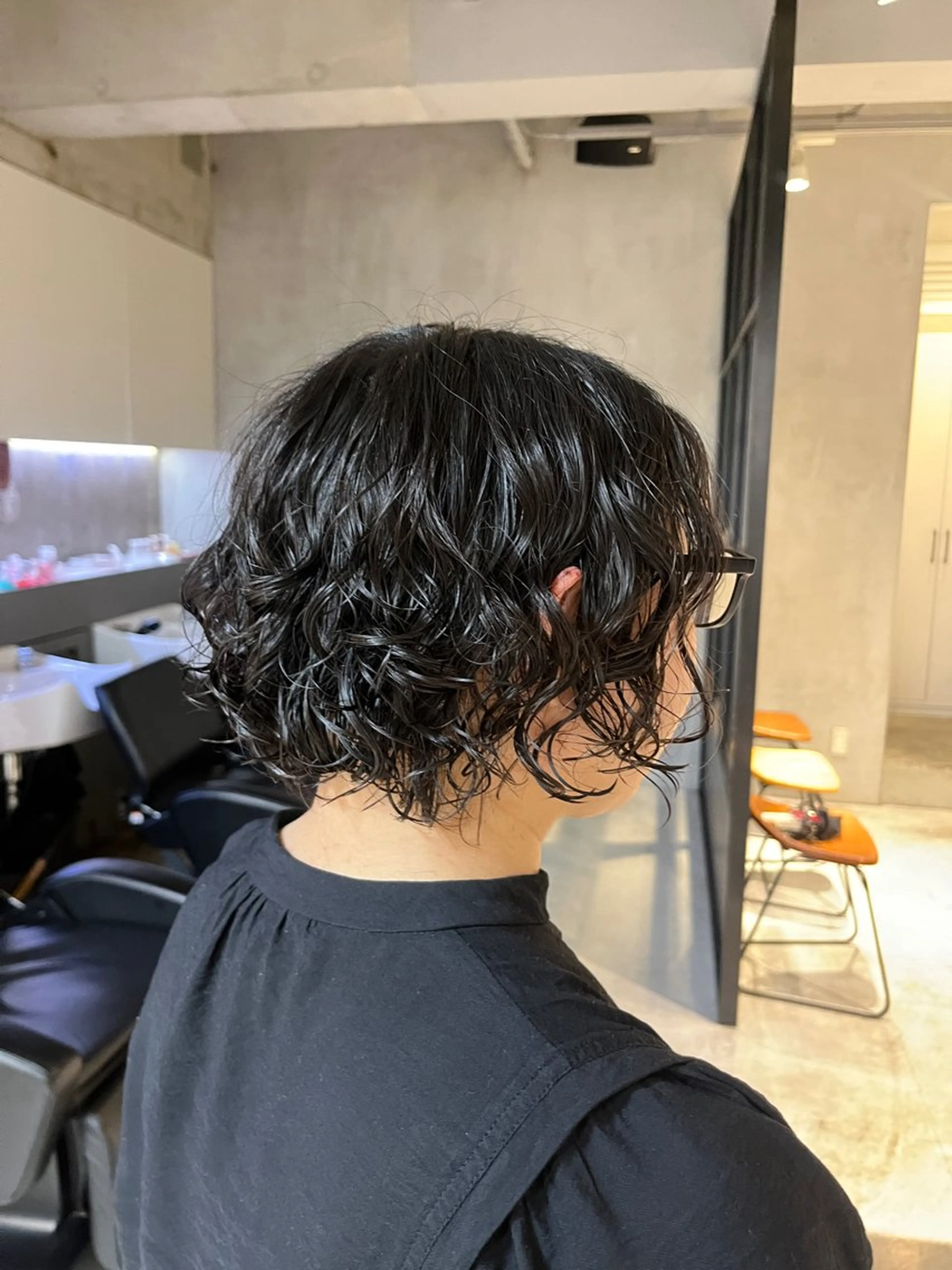 ミディアム パーマ パーマ elima 調布所属・ちせ/ 透明感カラー /調布˚ 🦢₊✧のヘアスタイル