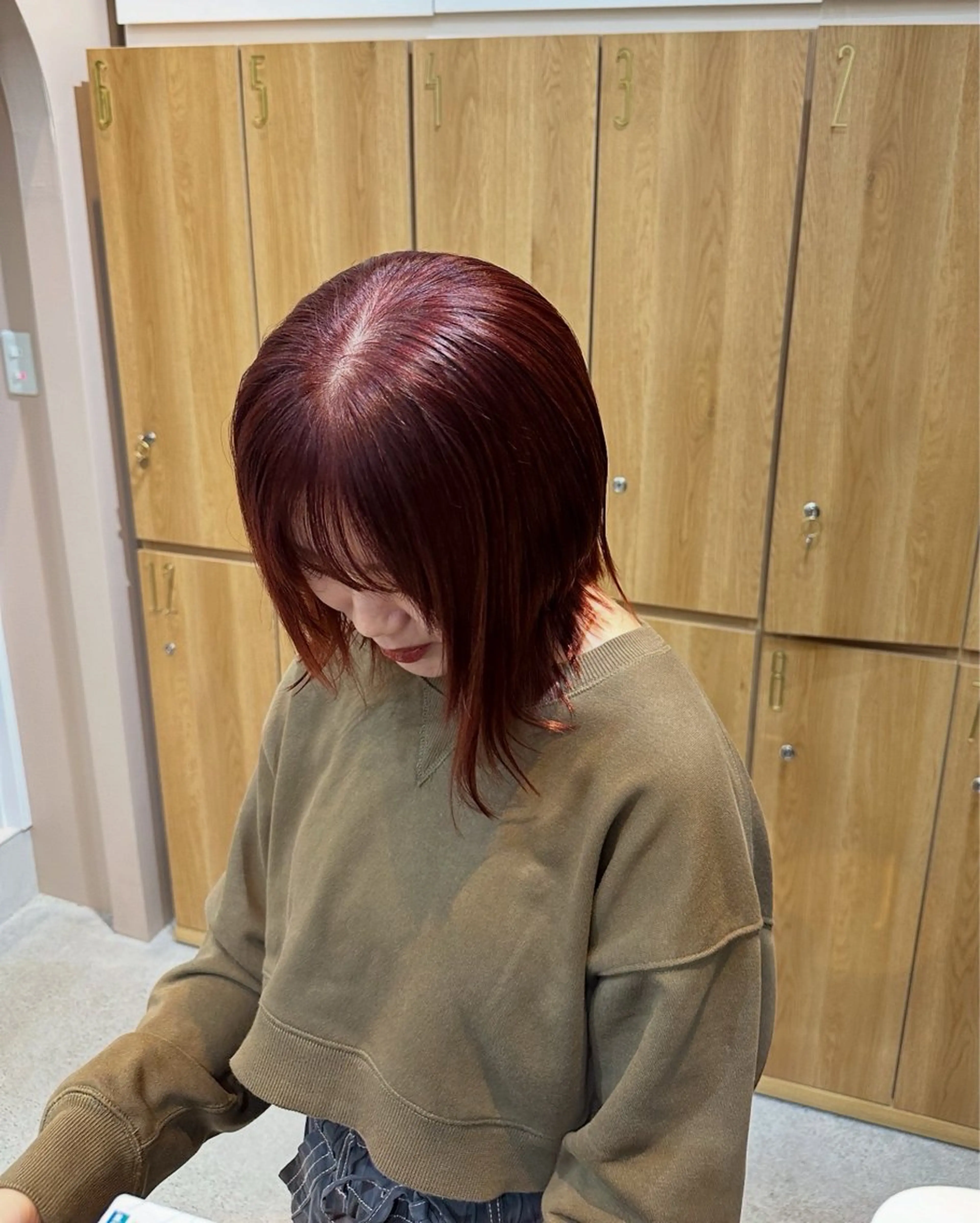 ミディアム 顔まわりカット/艶髪 カラー✨けいとのヘアスタイル