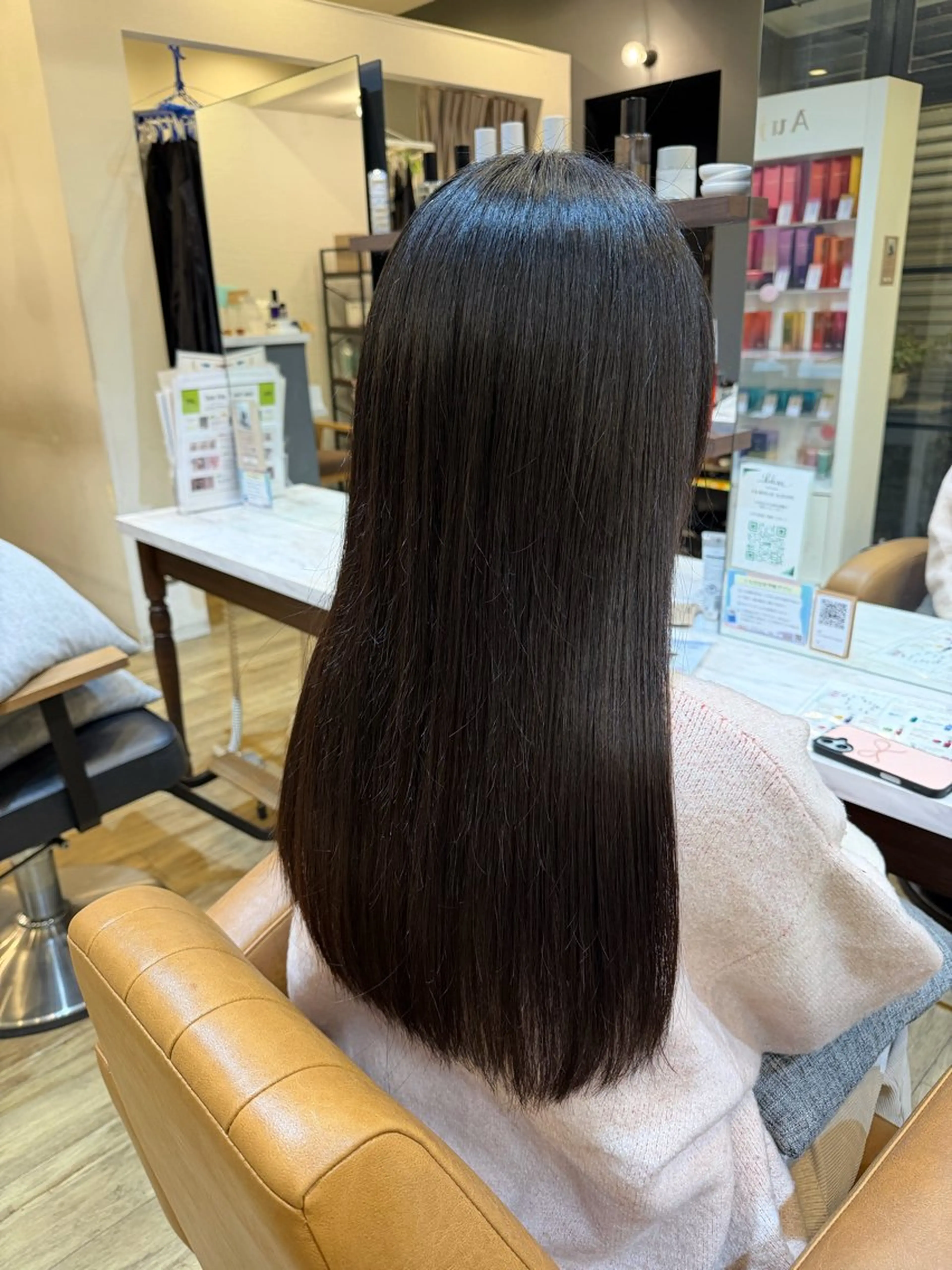 【1/20 限定✨️✨️】 カラー ＋ 毛先カット（ 肩下長さある方のみのメニューになります）の写真