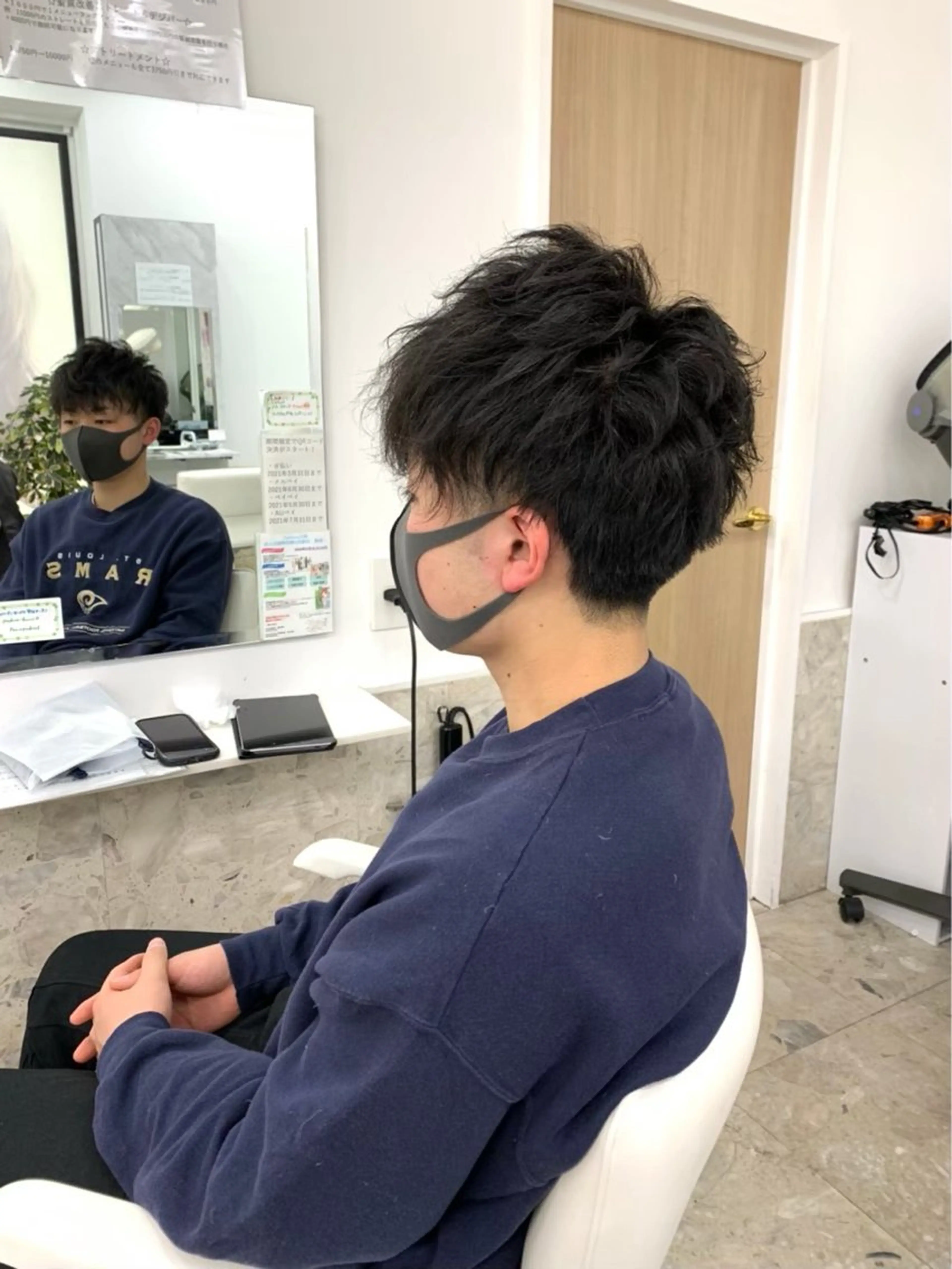 メンズ 男性女性カットモデル 募集中西郷桃代のヘアスタイル