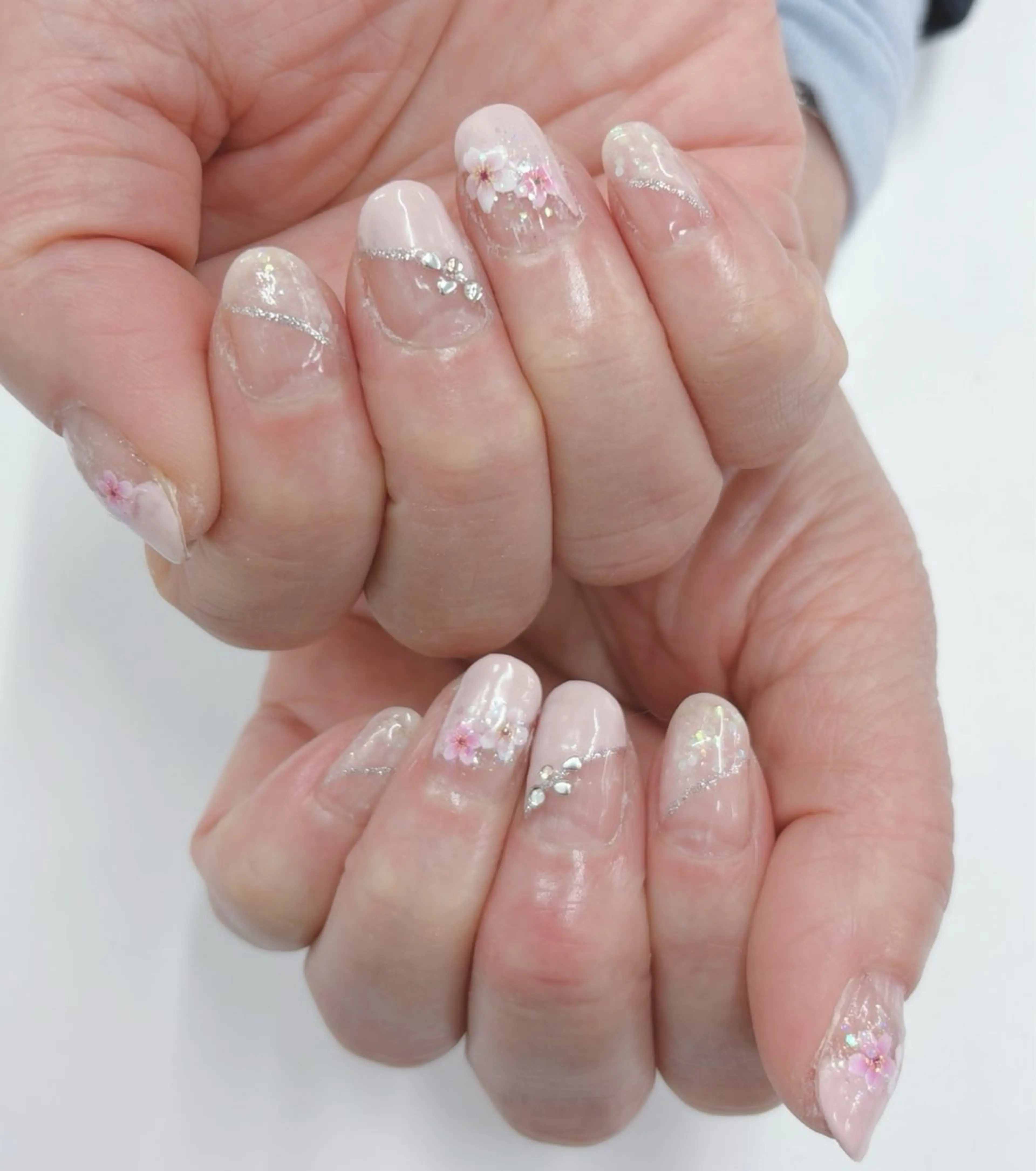 ネイル 桜ネイル ハンドネイル 宮嶋 邦佳のネイルデザイン