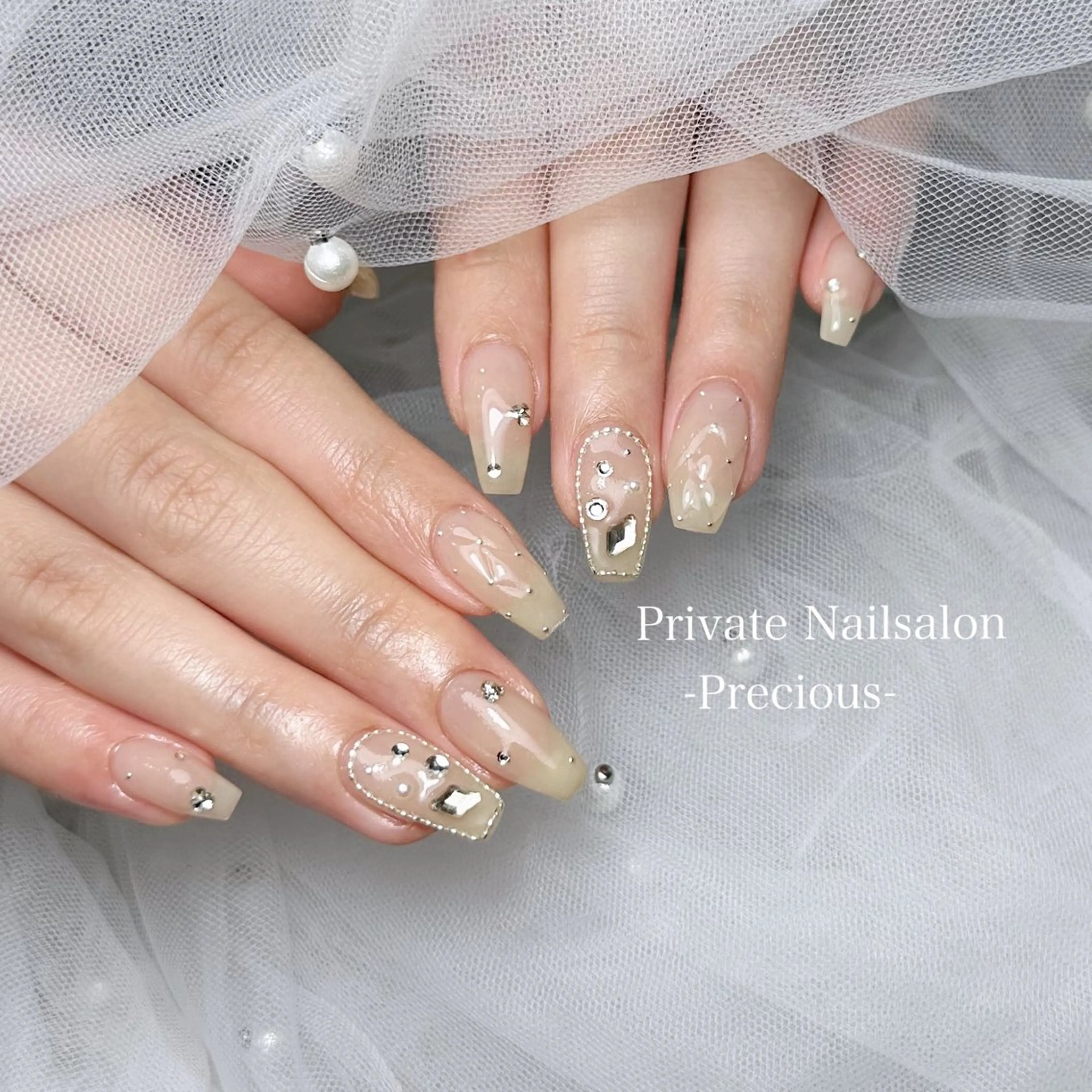 ネイル ハンドネイル Precious *･゜のネイルデザイン