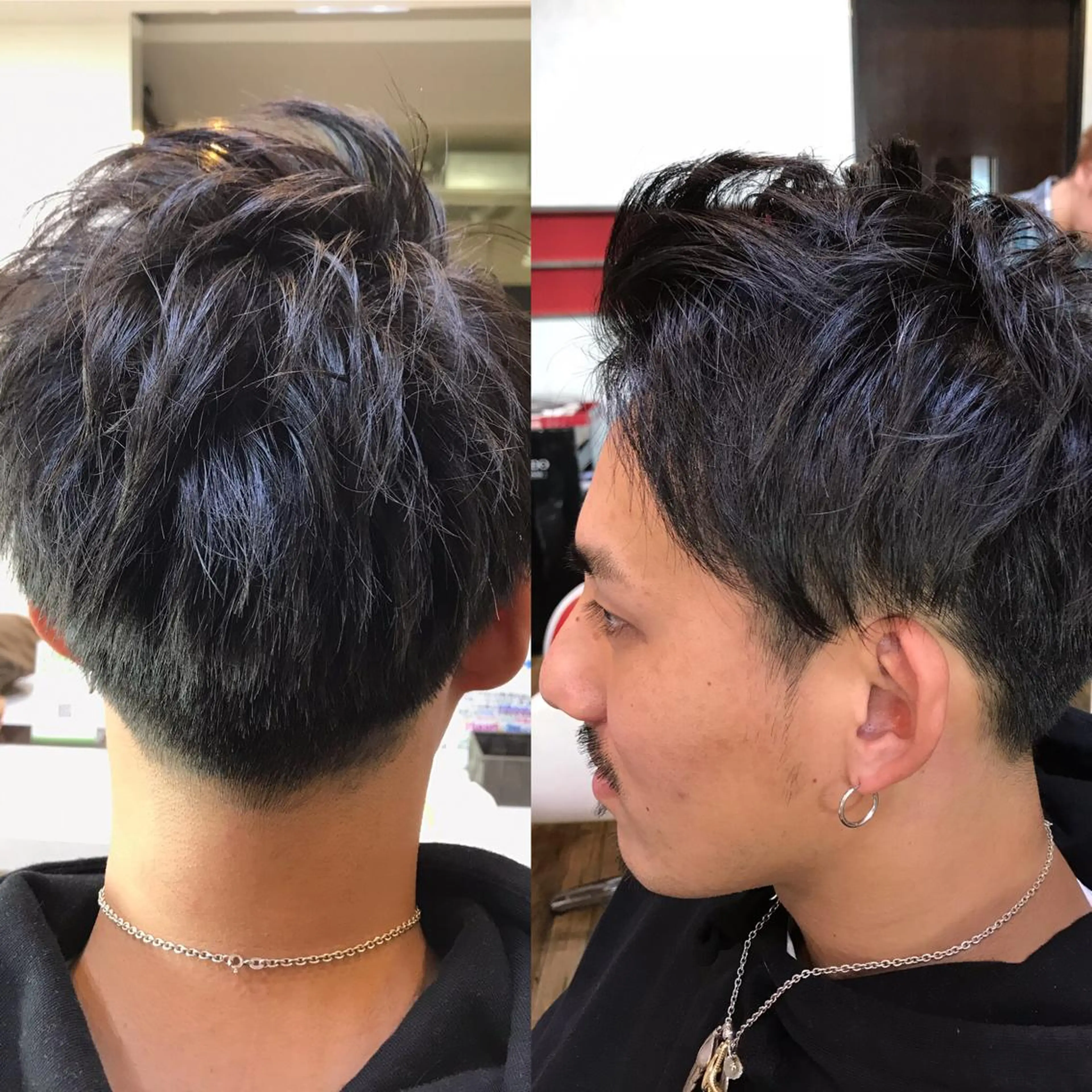 ショート メンズ メンズショート ツーブロック 刈り上げ ショートヘア 赤羽、髪質改善サロン 吉野リョウスケのヘアスタイル