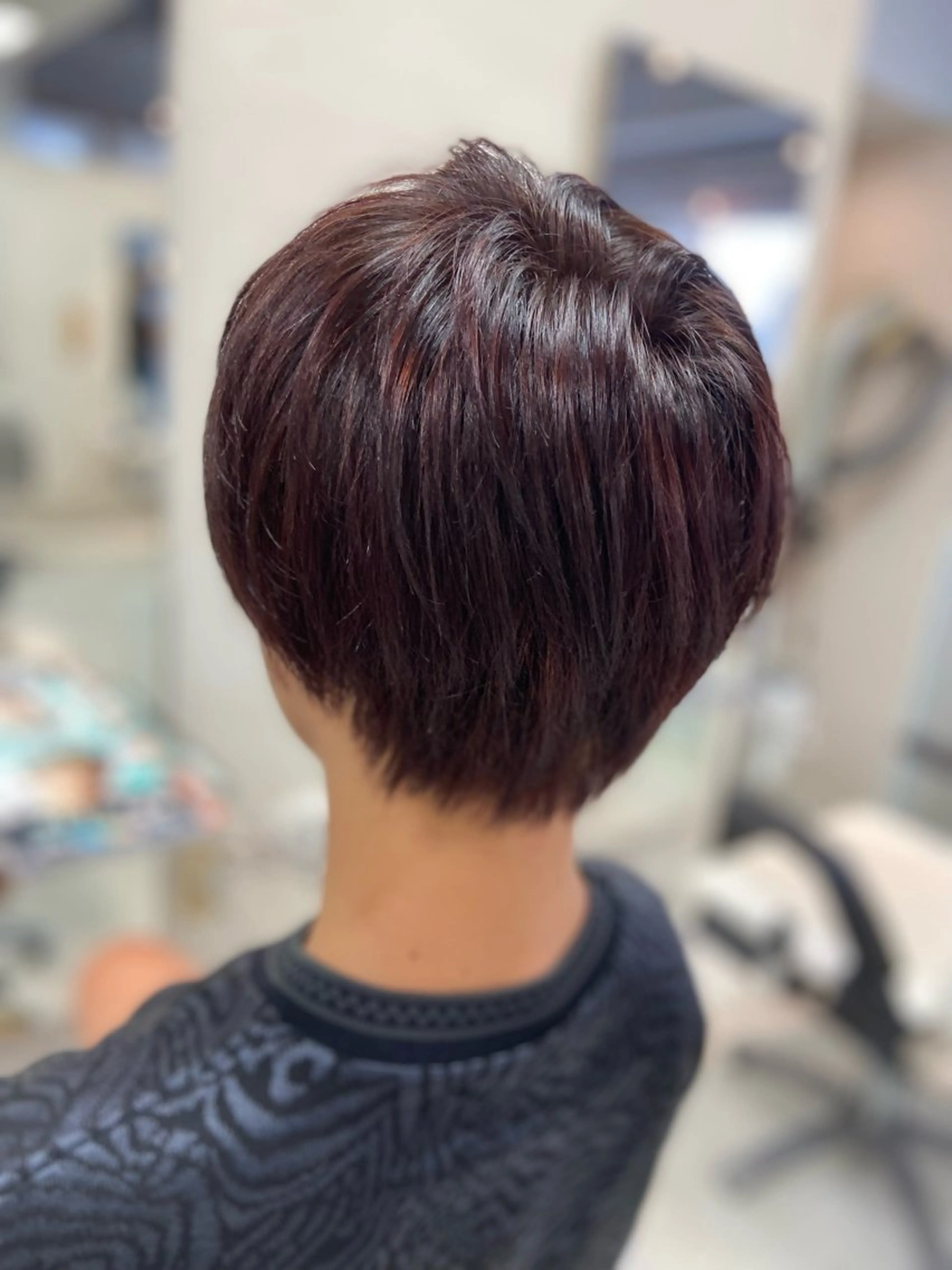 ショート カラー メンズ 菊地 美憂のヘアスタイル