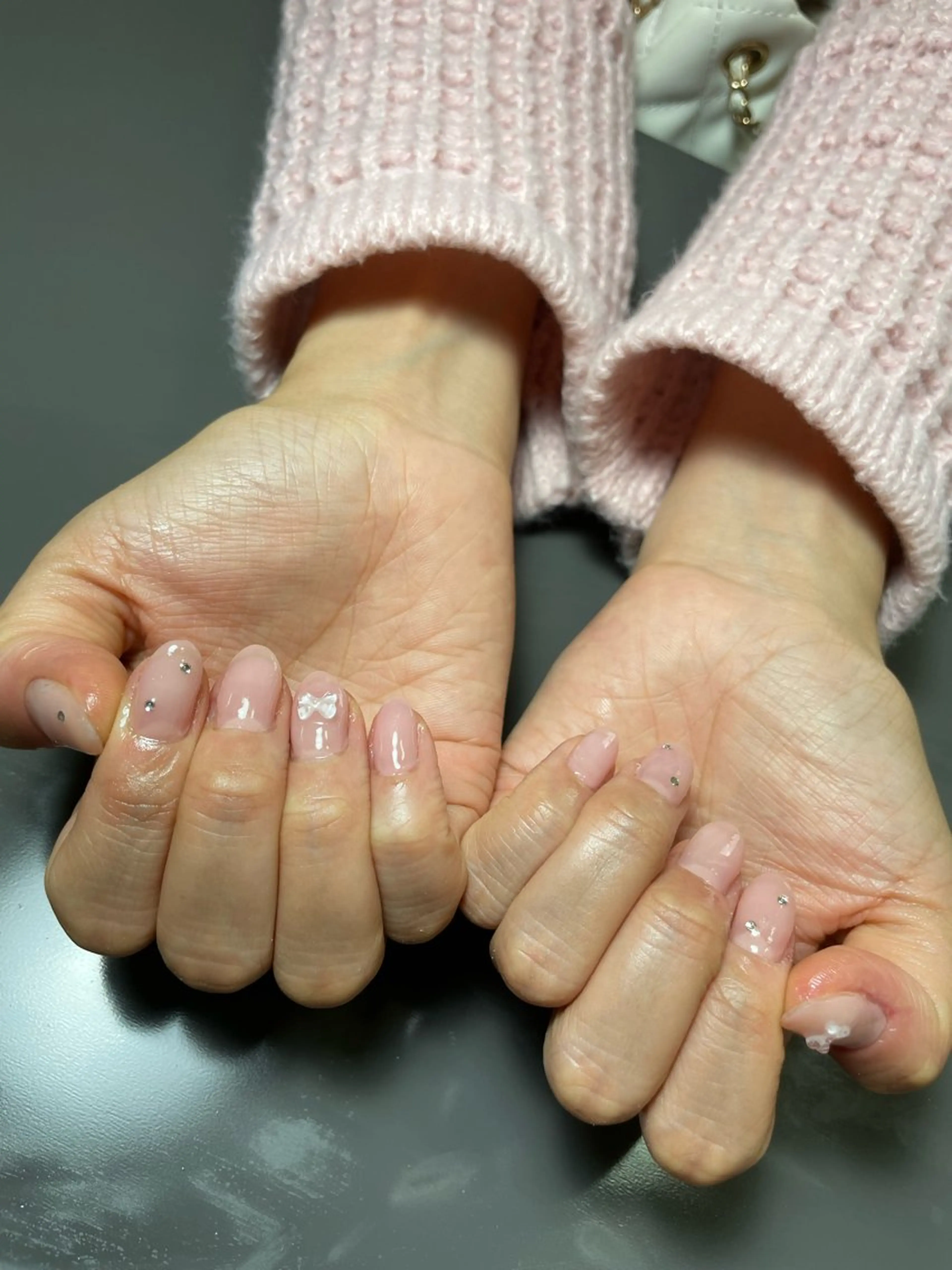 ネイル ワンカラーネイル 永田 岬のネイルデザイン