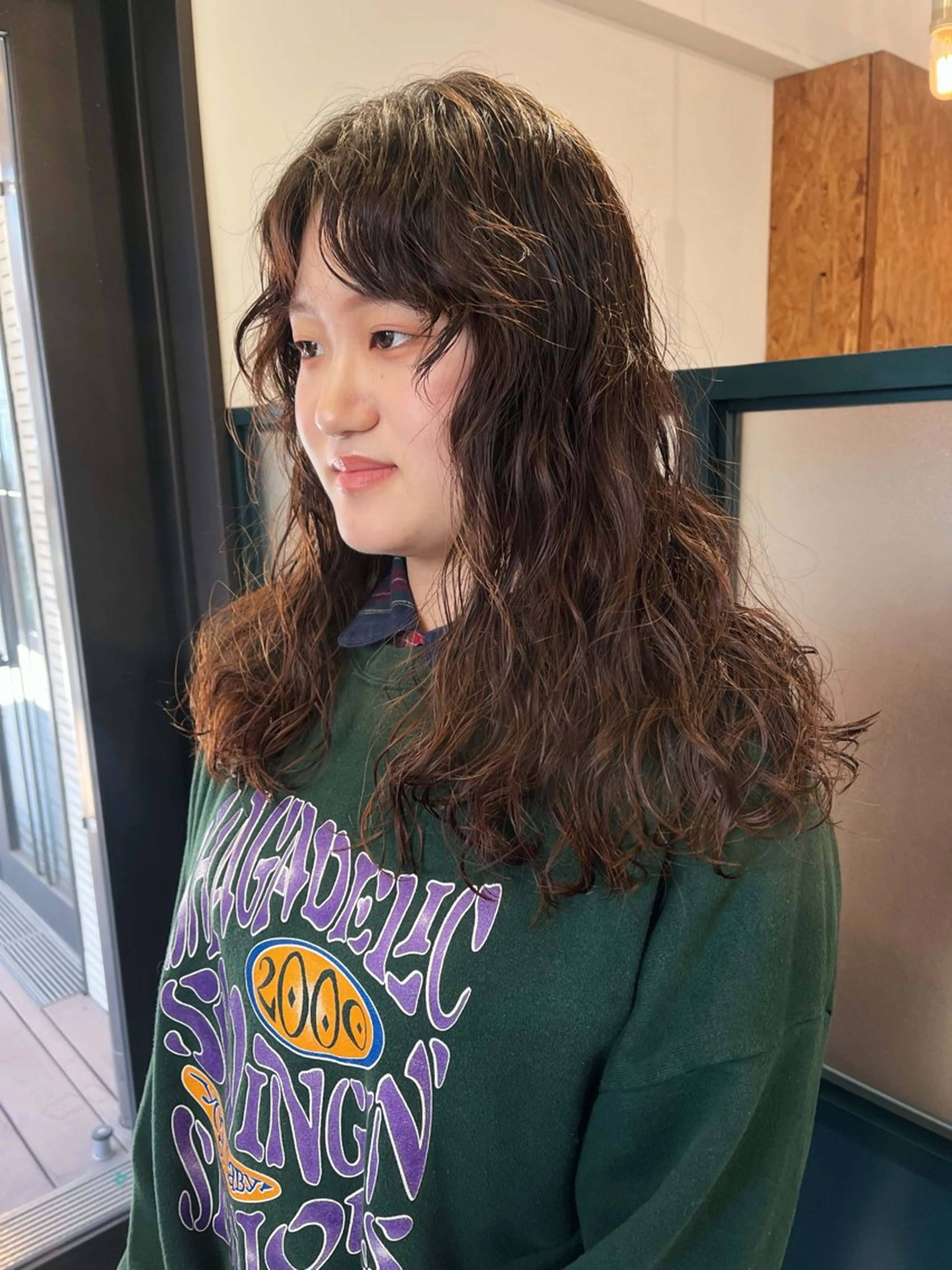 ミディアム パーマ カット パーマ 暖色/パーマ 🌼クニトウメイのヘアスタイル