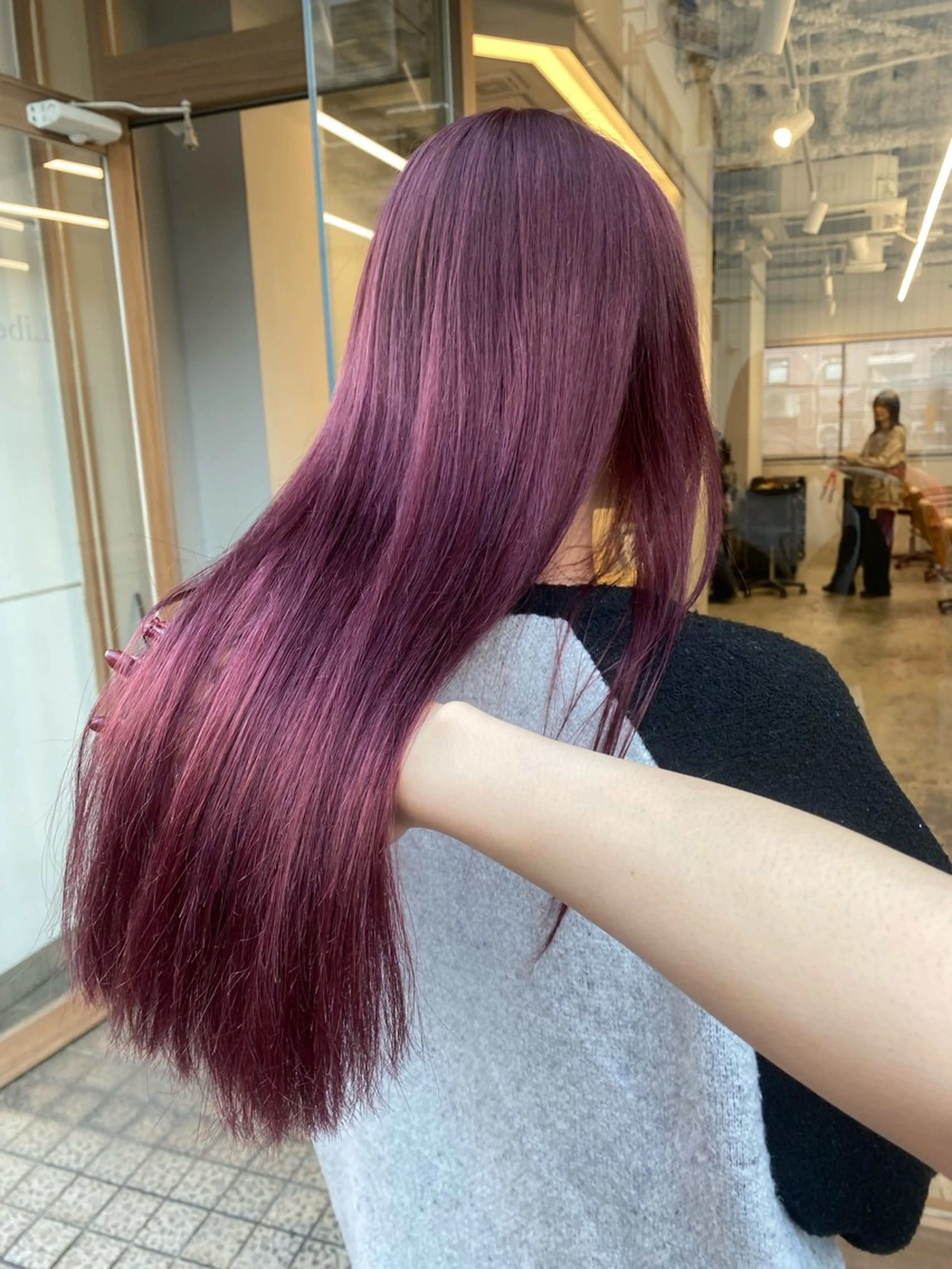 セミロング カラー 🐾Libero🐾 柏　KONOMIのヘアスタイル