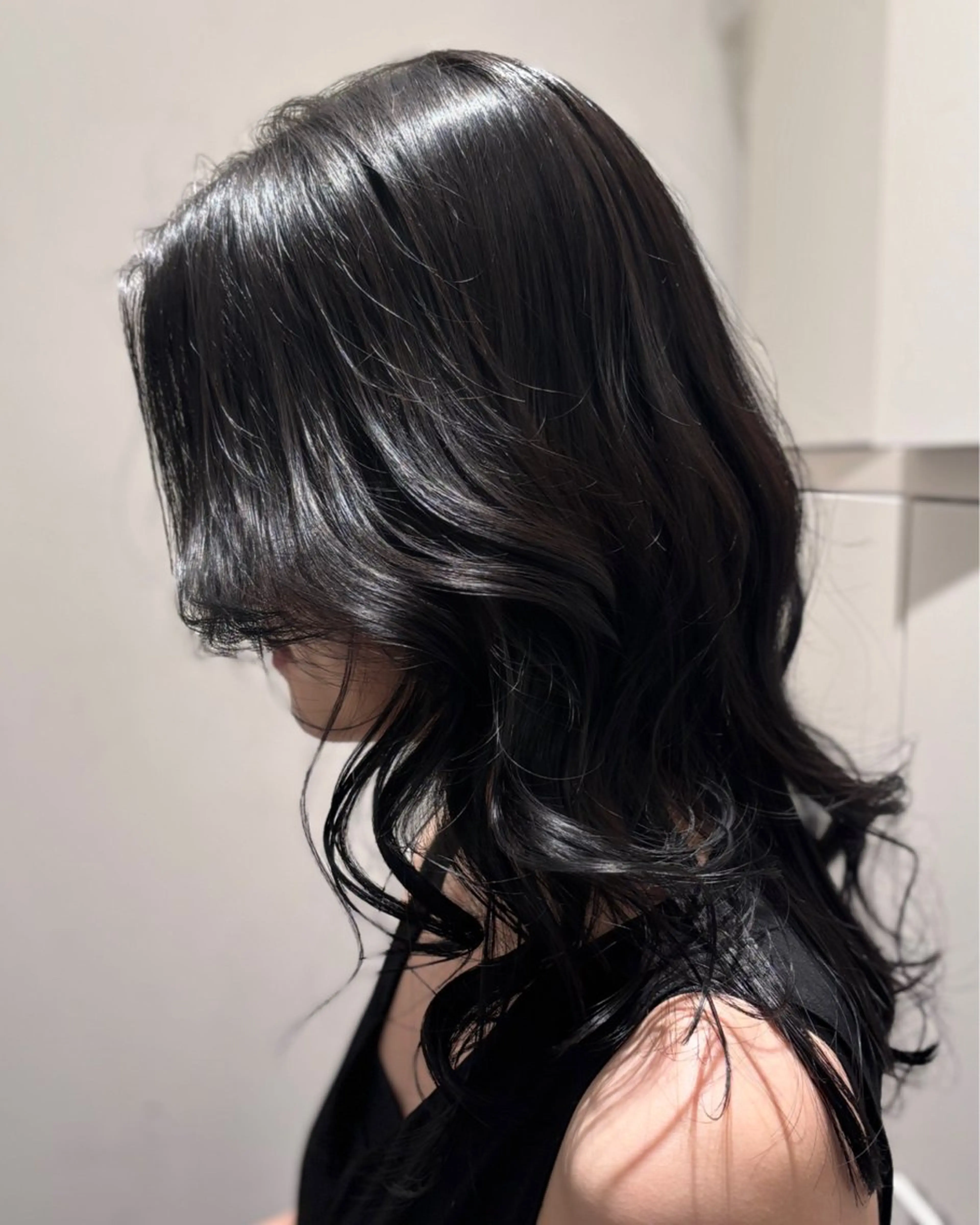 ロング カラー カット ヘアカラー ﾚｲﾔｰ🎶似合わせ パーマ🎀ナナコのヘアスタイル