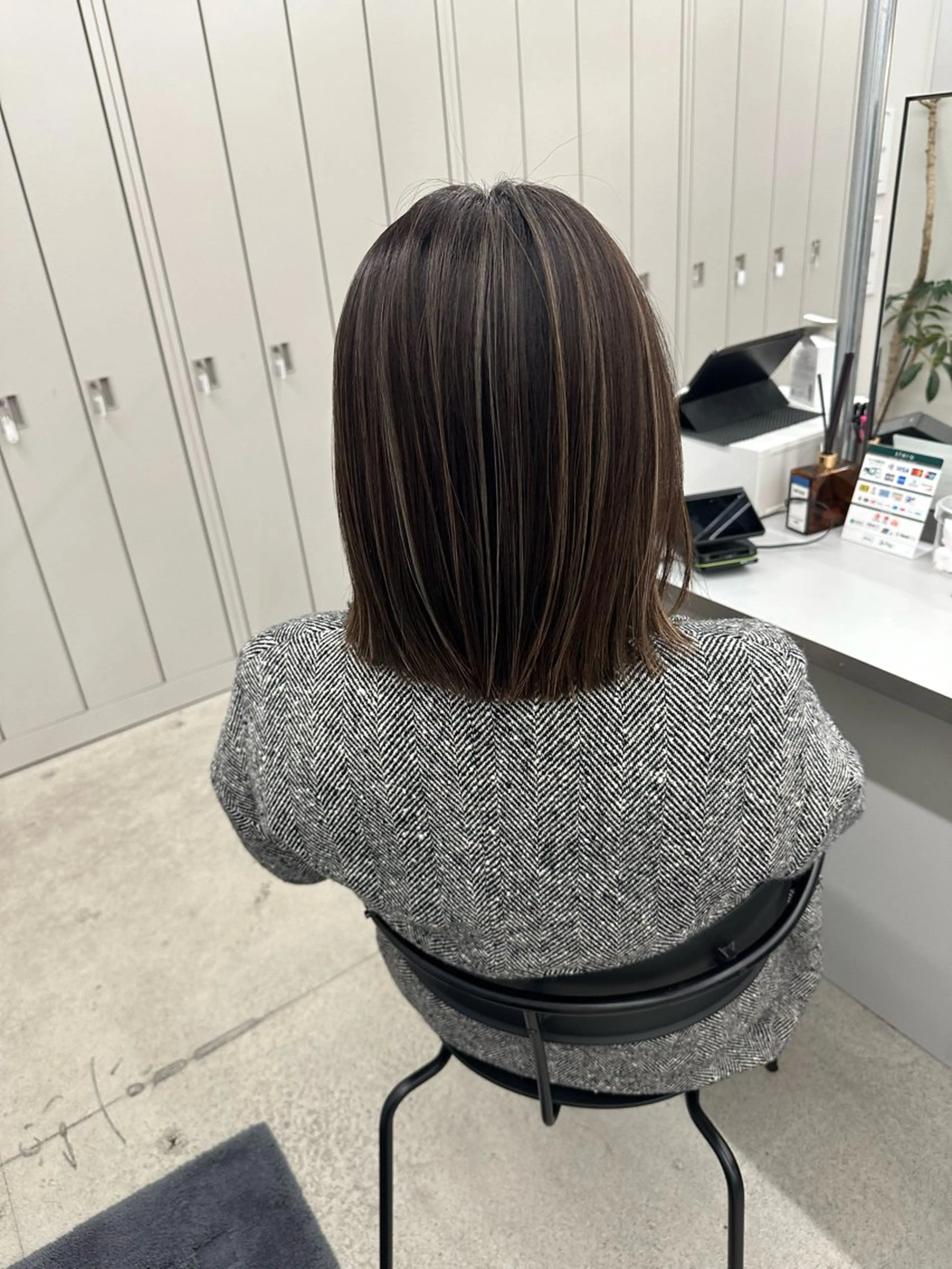 ミディアム カラー メンズ カット ヘアカラー トリートメント 山本　尚輝 🐶ハイライト🐶のヘアスタイル