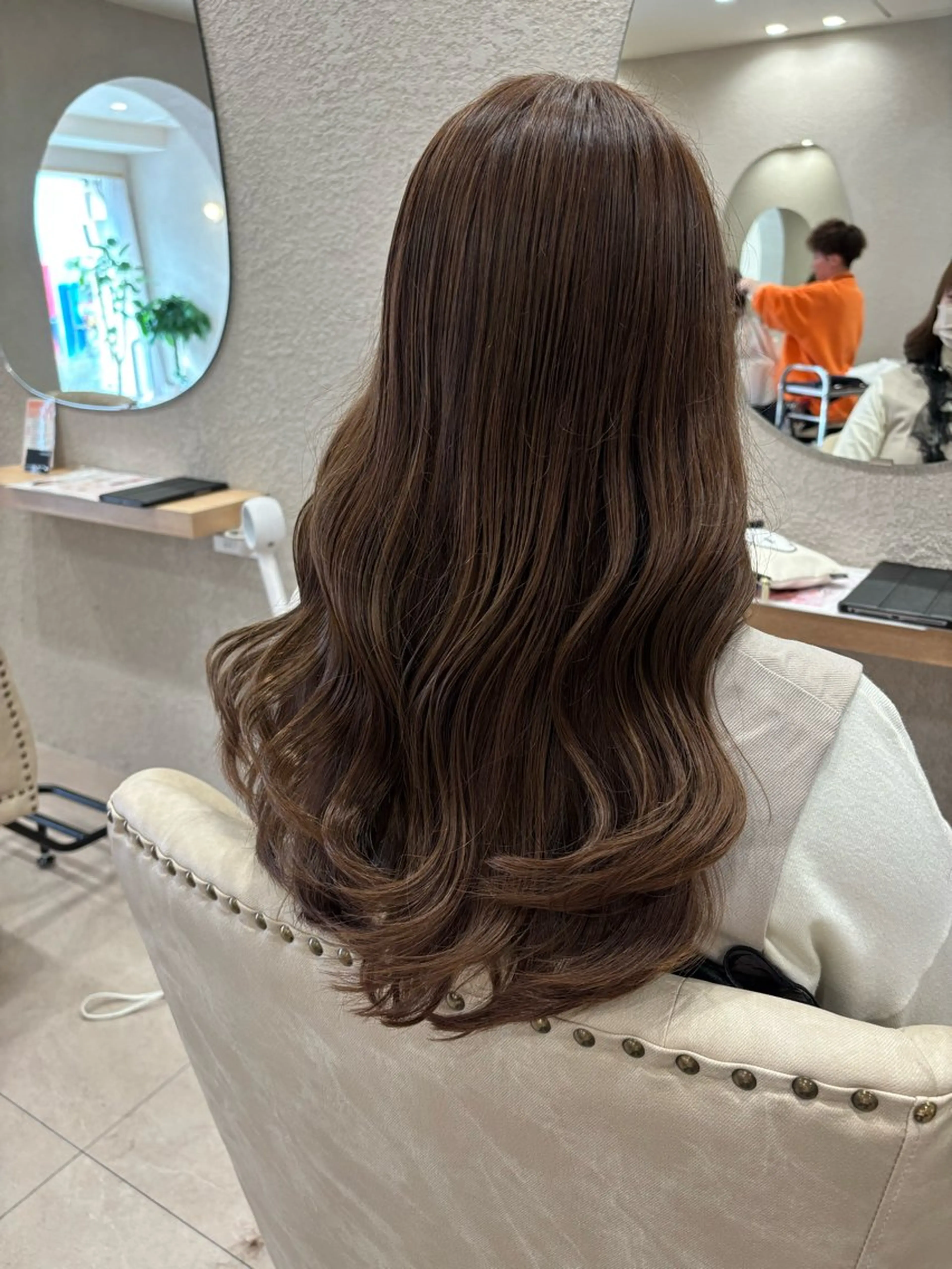 ロング 透明感カラー⭐️🌈 野村玲美のヘアスタイル